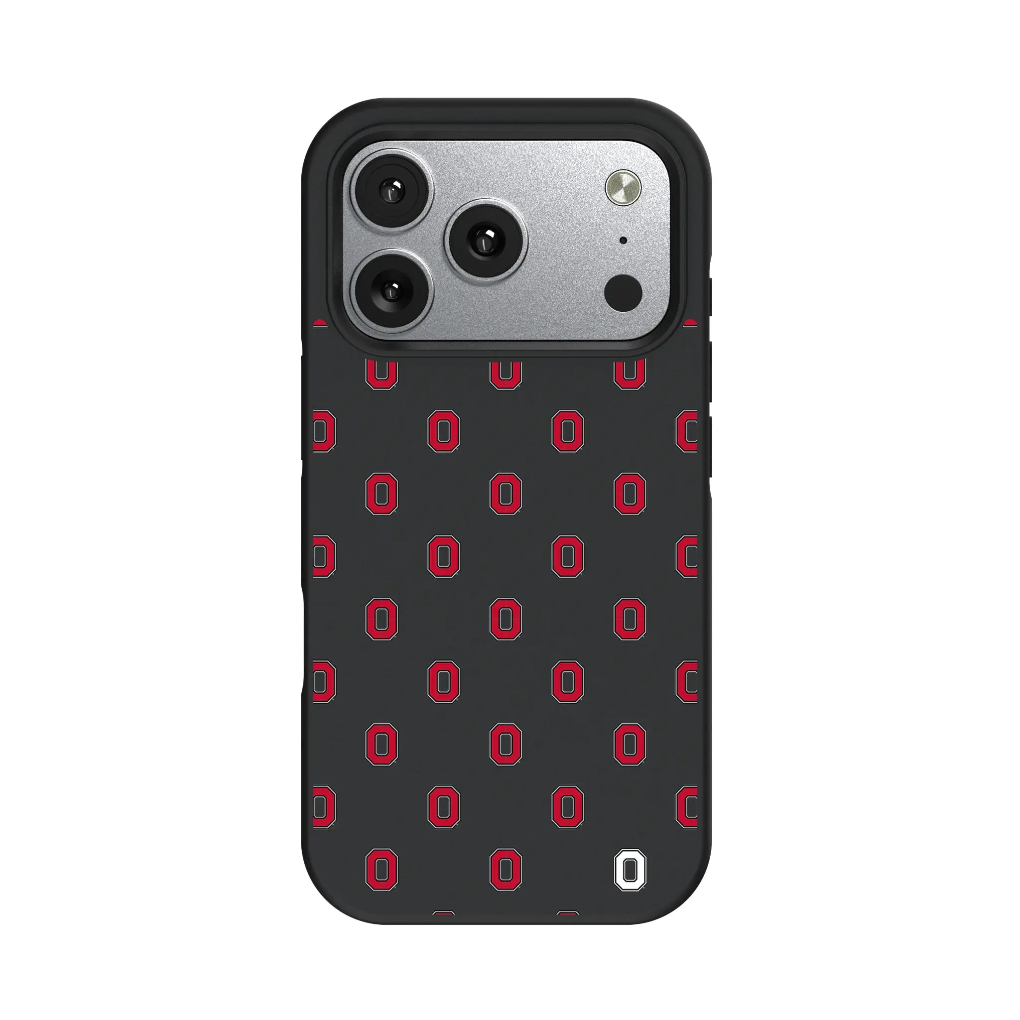 Ohio State University Buckeyes Fashion Pattern iPhone Bump Phone Case for Apple iPhone#Device_iPhone 17 Pro