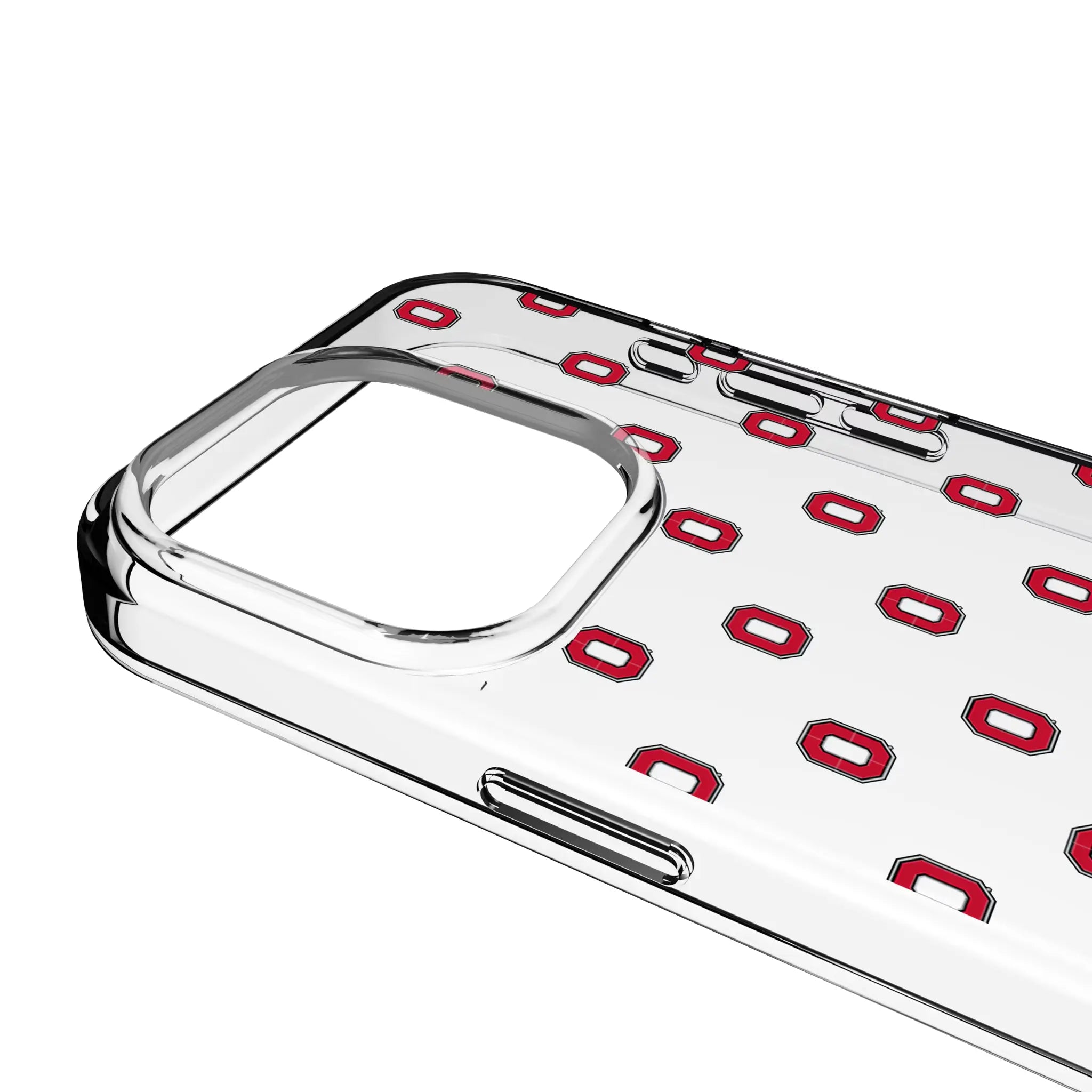 Ohio State University Buckeyes Fashion Pattern iPhone Clear Phone Case for Apple iPhone - Detail