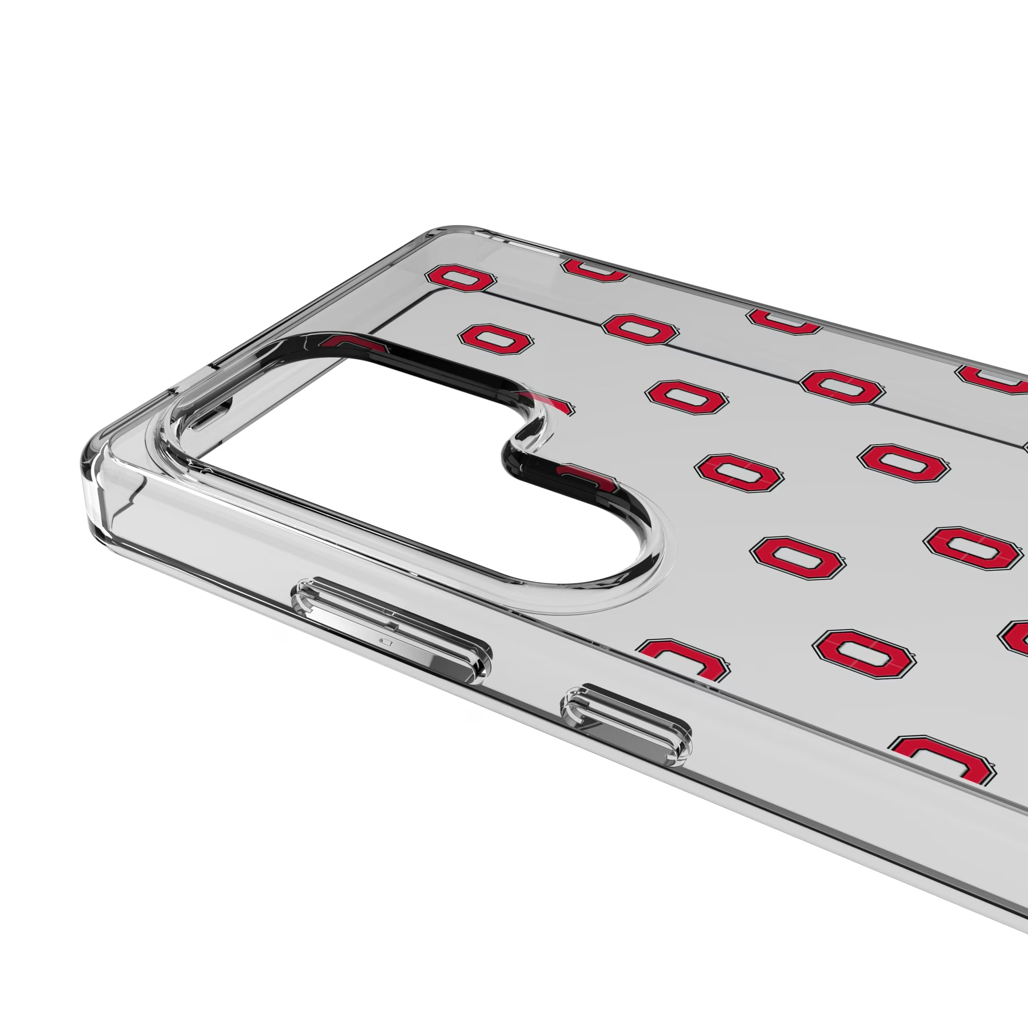 Ohio State University Buckeyes Fashion Pattern Galaxy Clear Phone Case for Samsung Galaxy - Detail