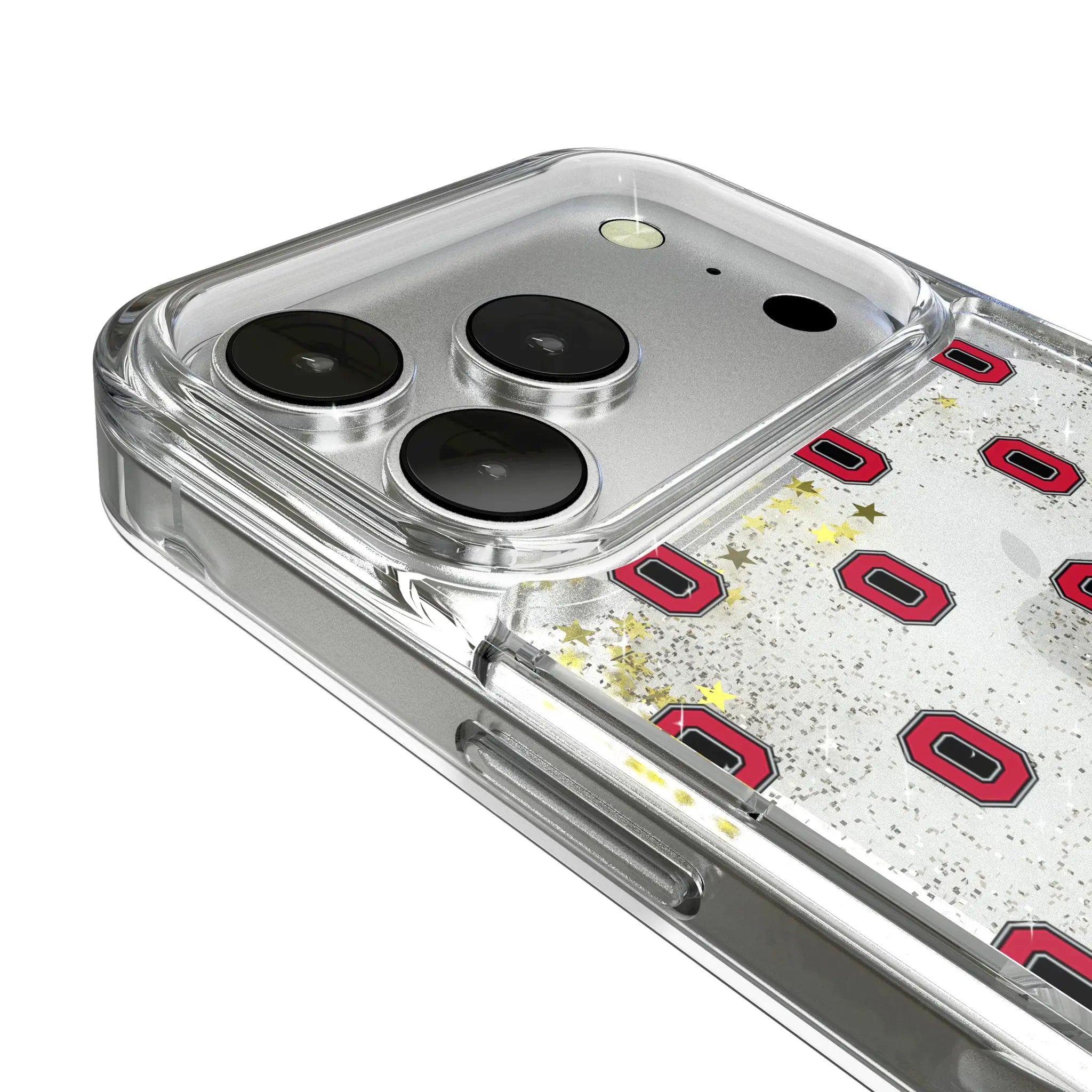 Ohio State University Buckeyes Fashion Pattern iPhone Glitter Phone Case for Apple iPhone - Detail