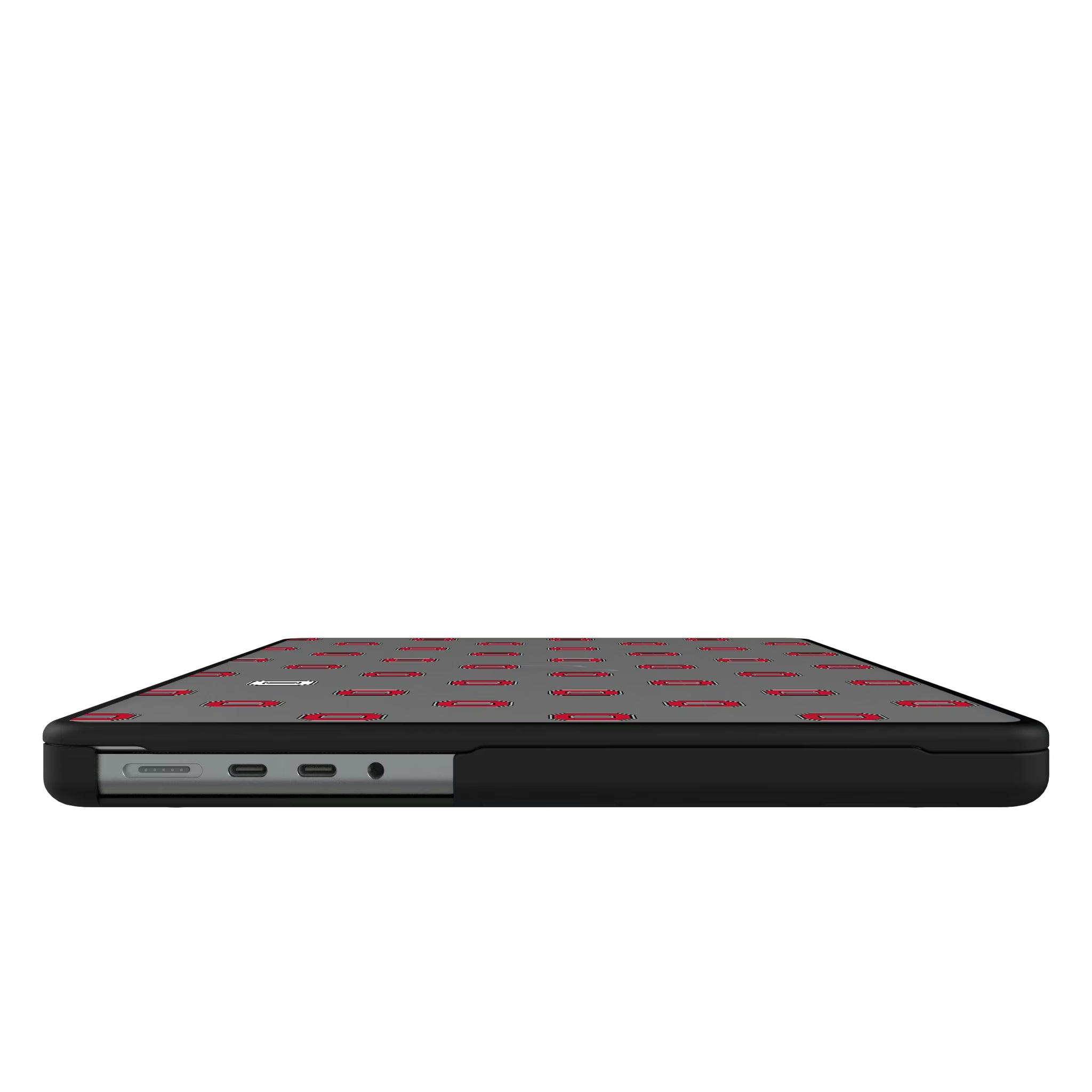 Ohio State University Buckeyes Fashion Pattern MacBook Laptop Case for Apple MacBook#Device_MacBook Pro (14-inch, 2021) / MacBook Pro (14-inch, 2023) / MacBook Pro (14-inch, 2024)