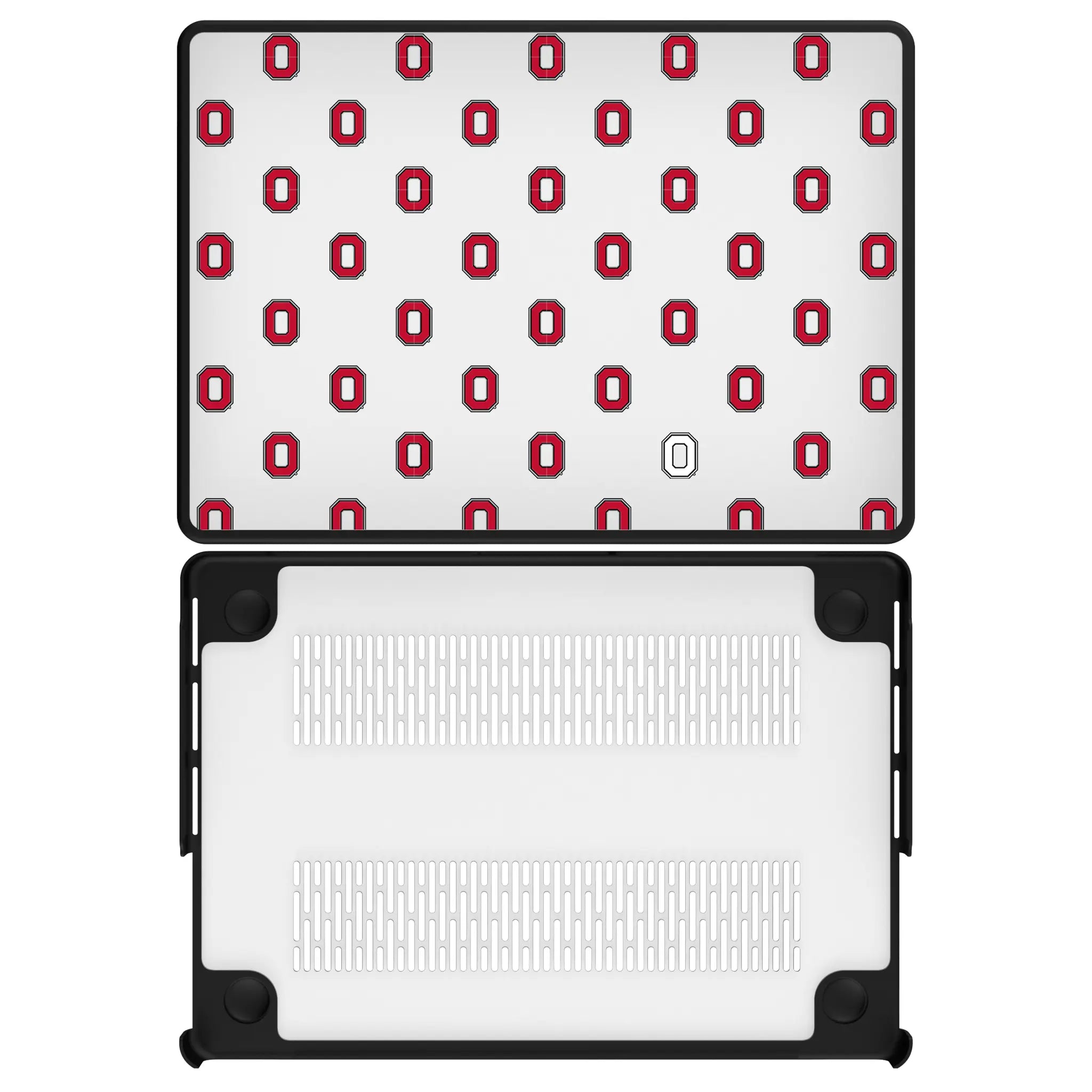 Ohio State University Buckeyes Fashion Pattern MacBook Laptop Case for Apple MacBook