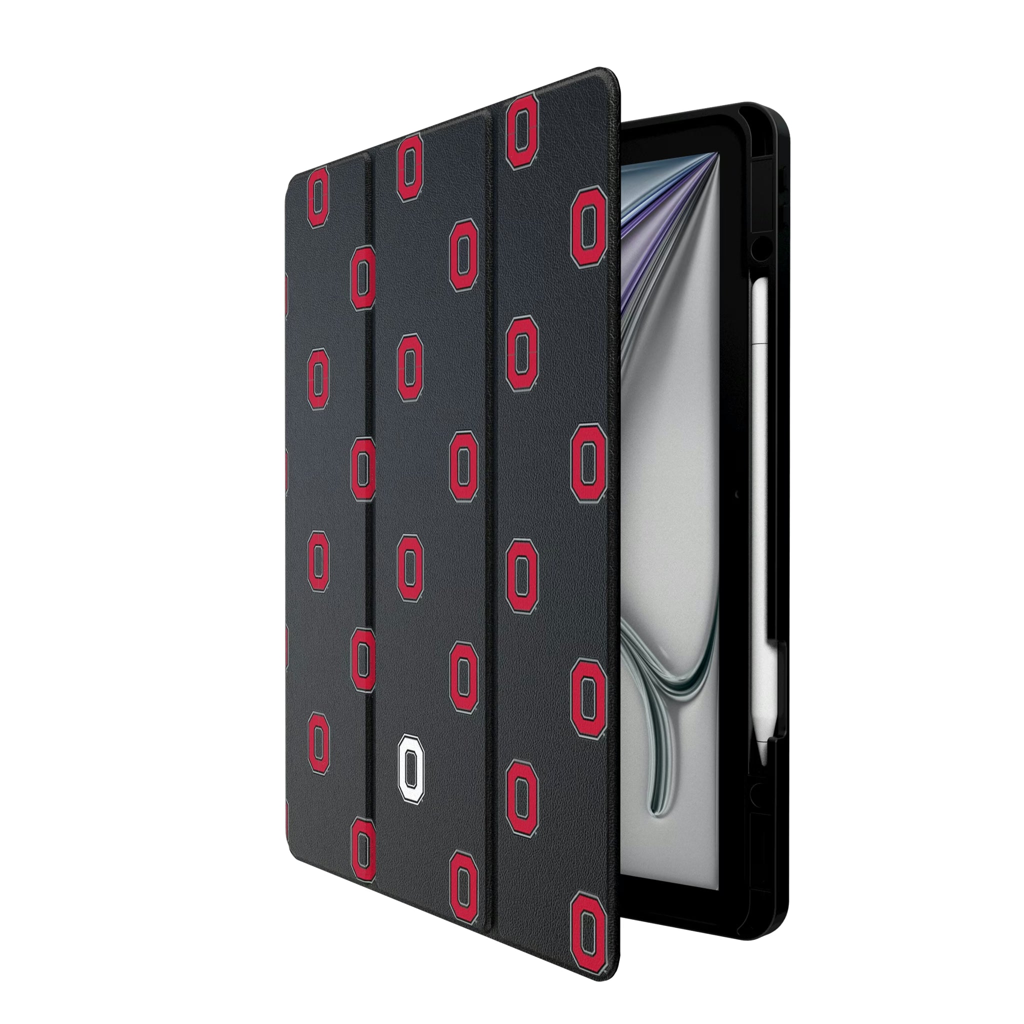 Ohio State University Buckeyes Fashion Pattern iPad Tablet Case for Apple iPad