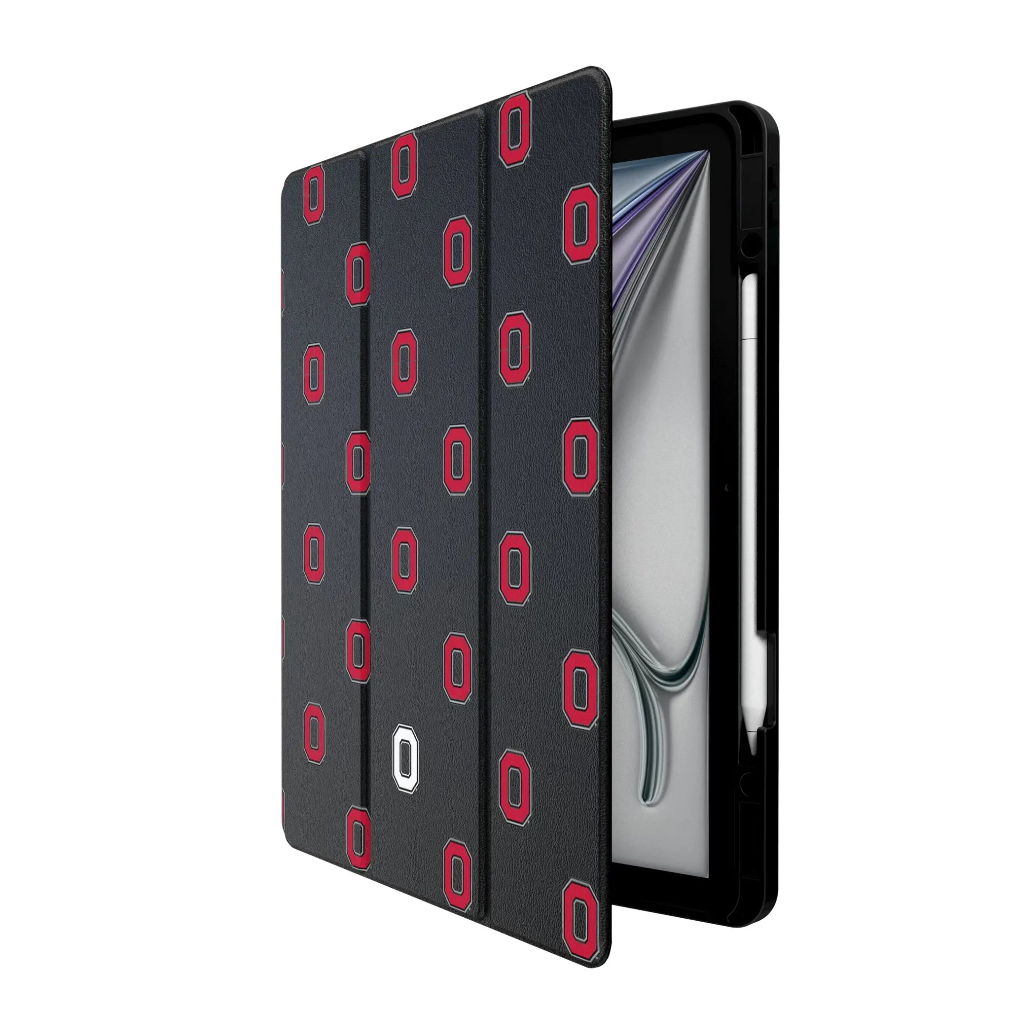 Ohio State University Buckeyes Fashion Pattern iPad Tablet Case for Apple iPad