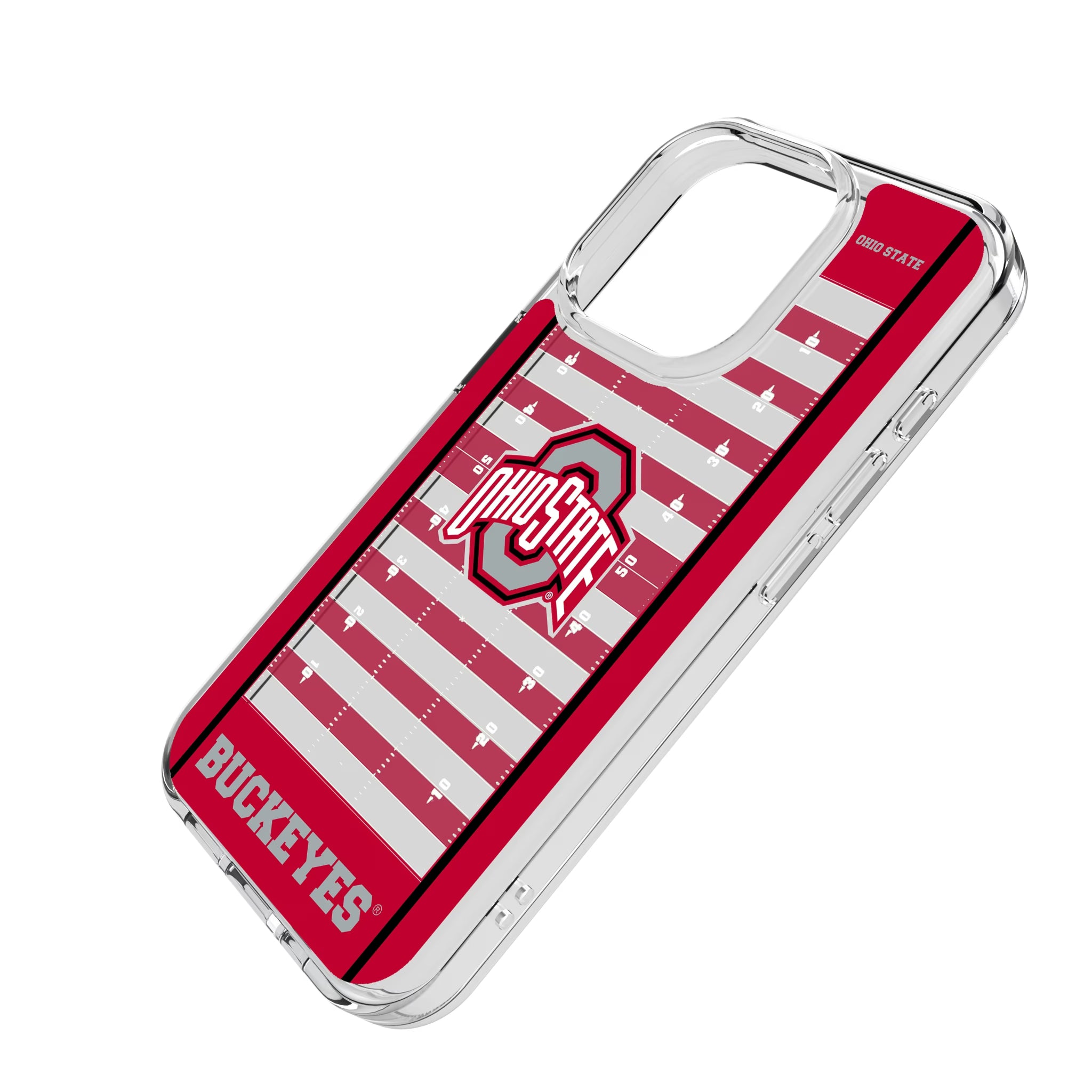 Ohio State University Buckeyes Field iPhone Clear Phone Case for Apple iPhone - Isometric View