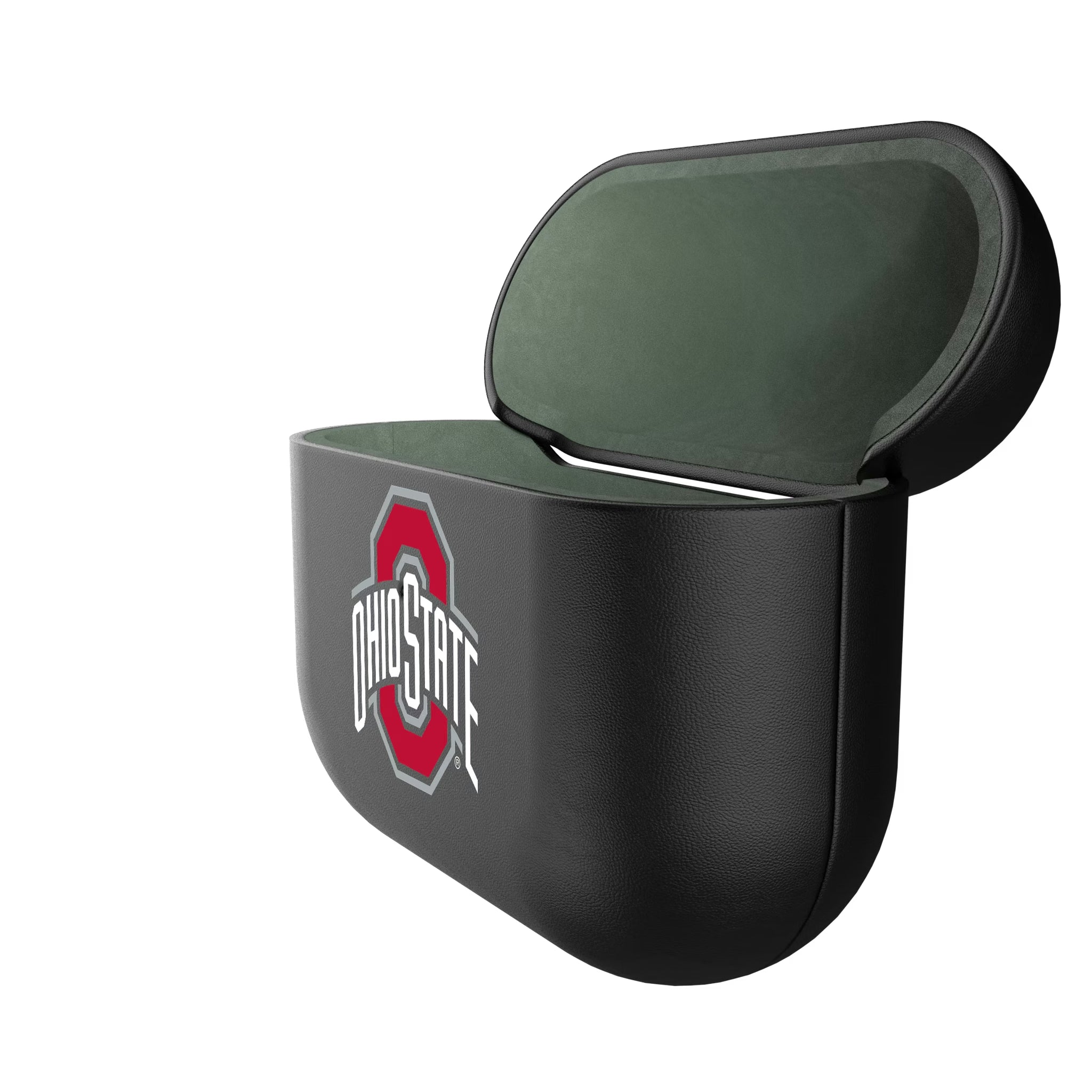 Ohio State University Buckeyes Insignia AirPods AirPod Case Cover - Isometric View#Device_AirPods 3rd Gen