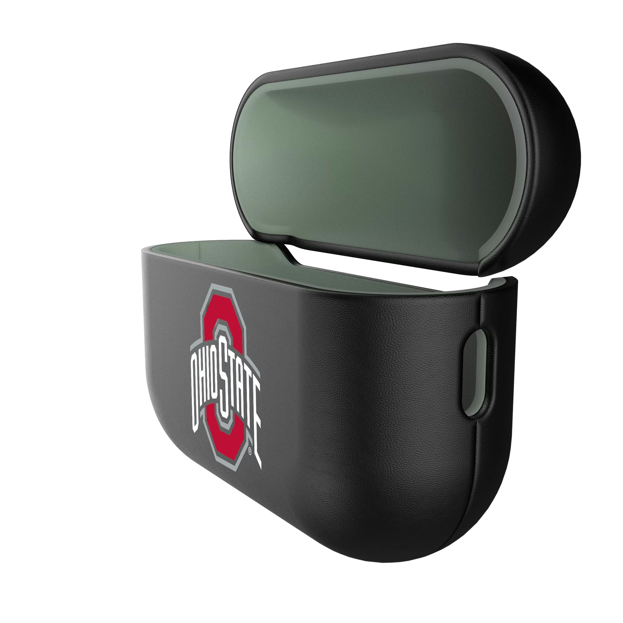 Ohio State University Buckeyes Insignia AirPods AirPod Case Cover - Isometric View#Device_AirPods Pro 3