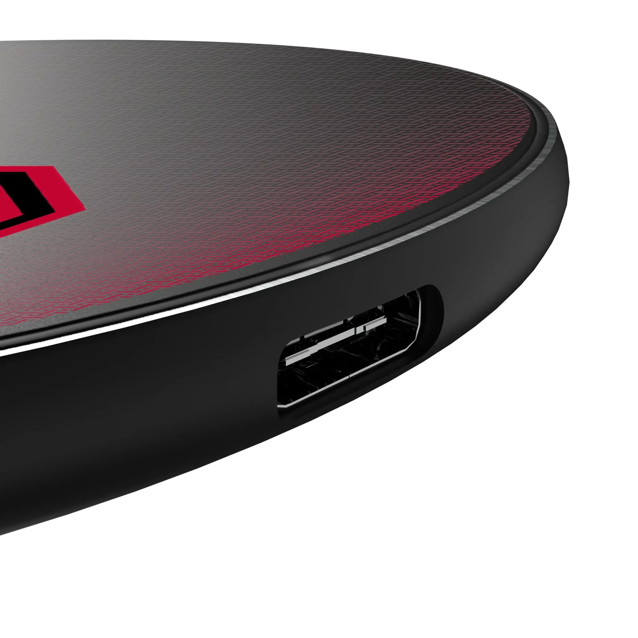 Ohio State University Buckeyes Linen 15-Watt Wireless Charger - Detail