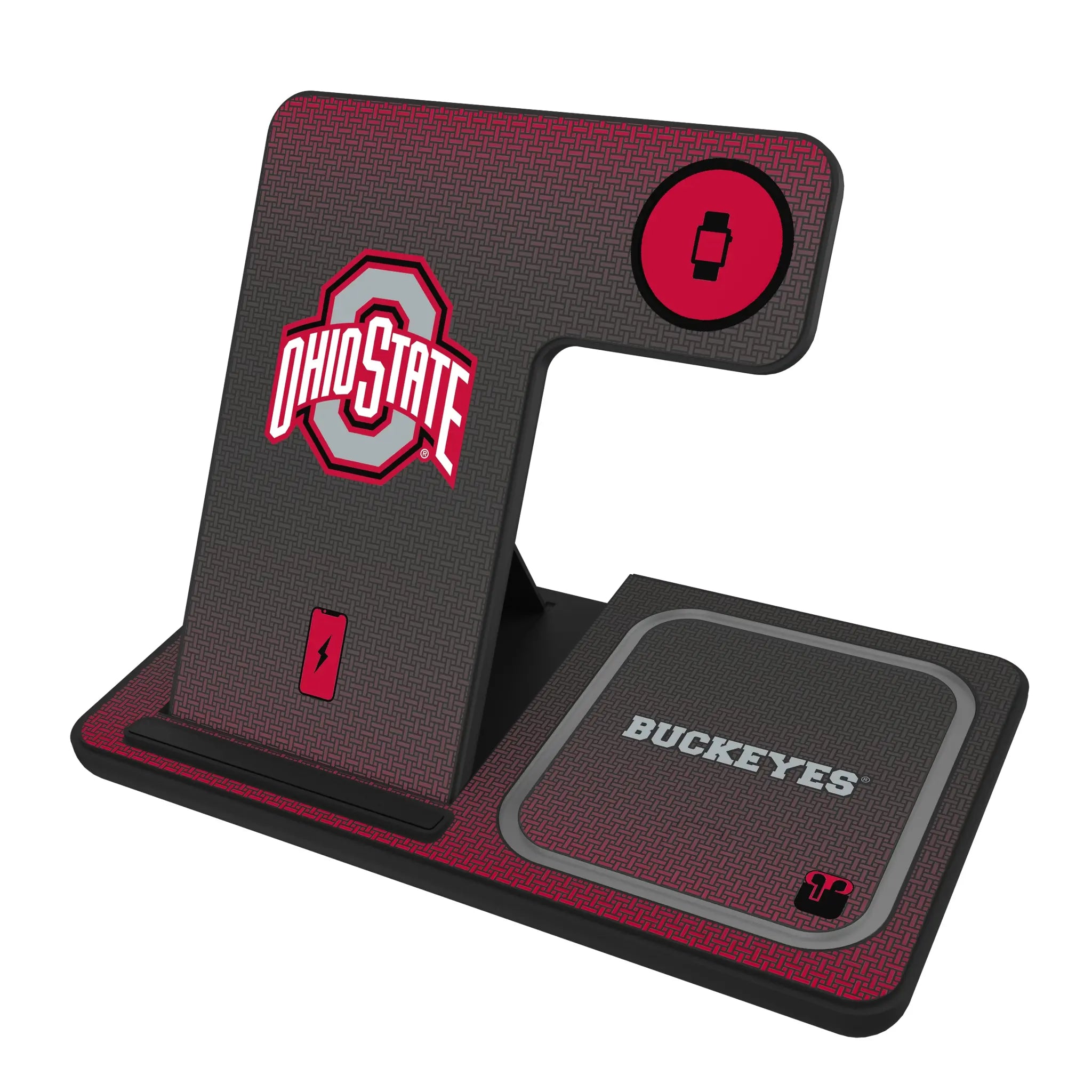 Ohio State University Buckeyes Linen 3 in 1 Charging Station