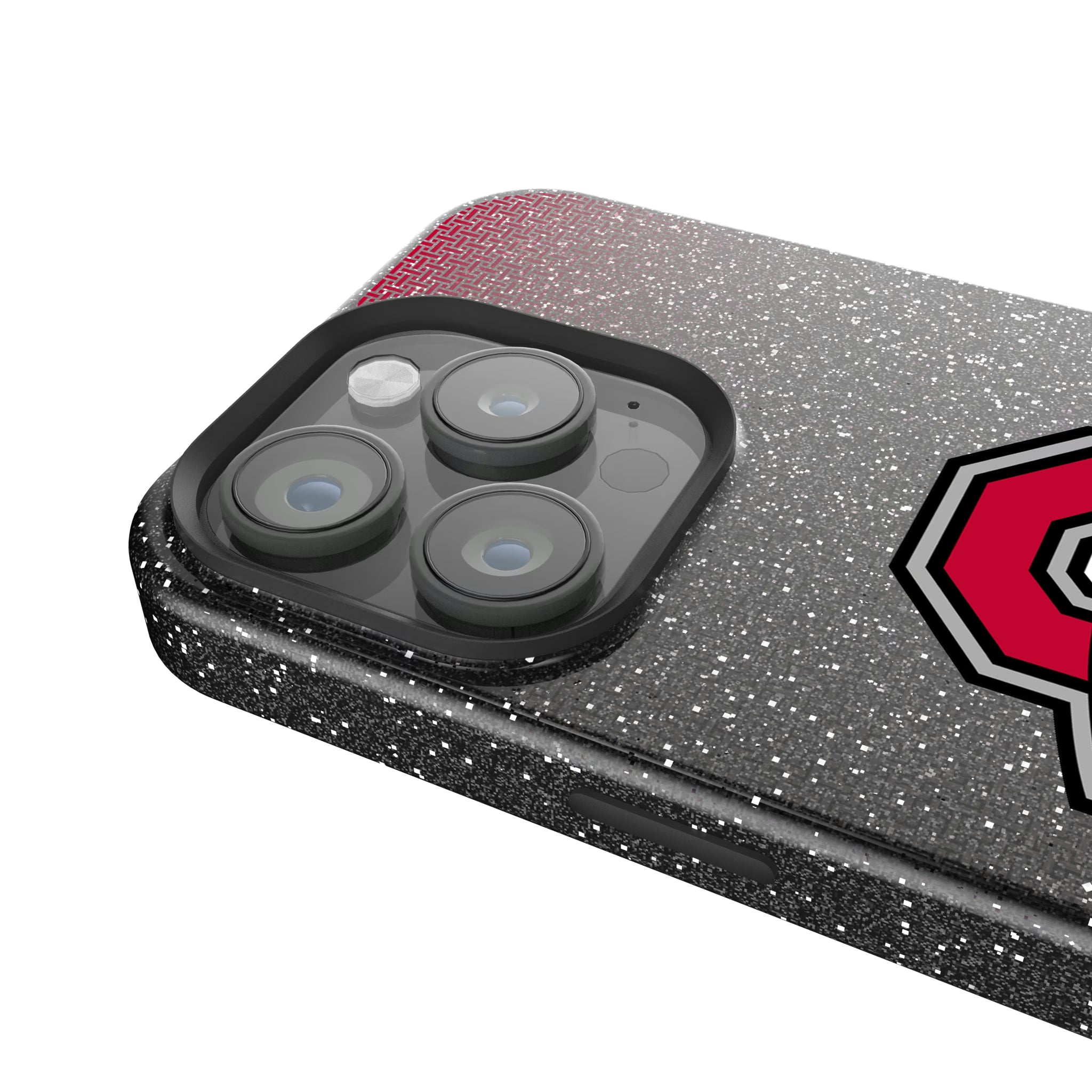 Ohio State University Buckeyes Linen iPhone Bling Phone Case for Apple iPhone - Detail