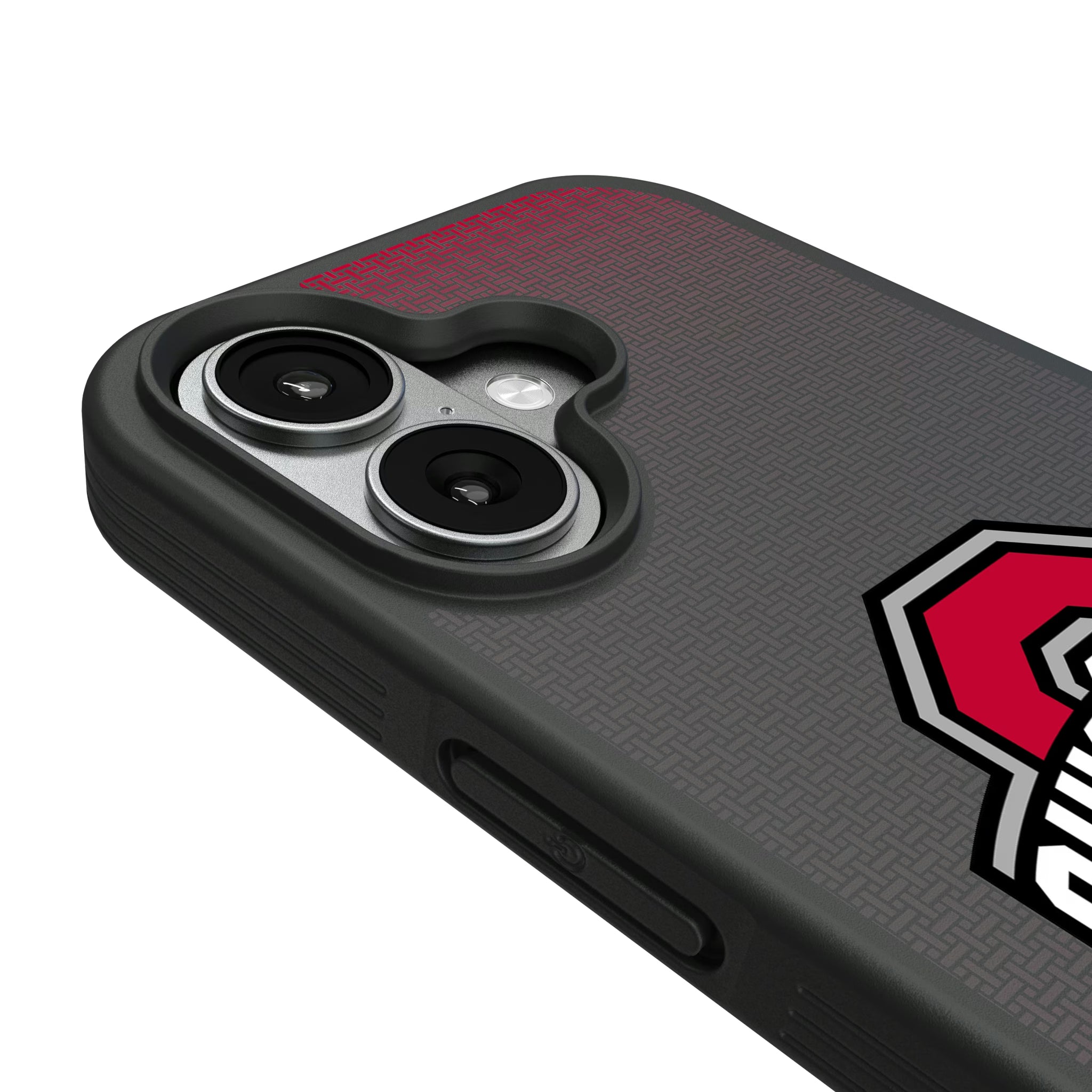 Ohio State University Buckeyes Linen iPhone Bump Phone Case for Apple iPhone - Detail#Device_iPhone 17