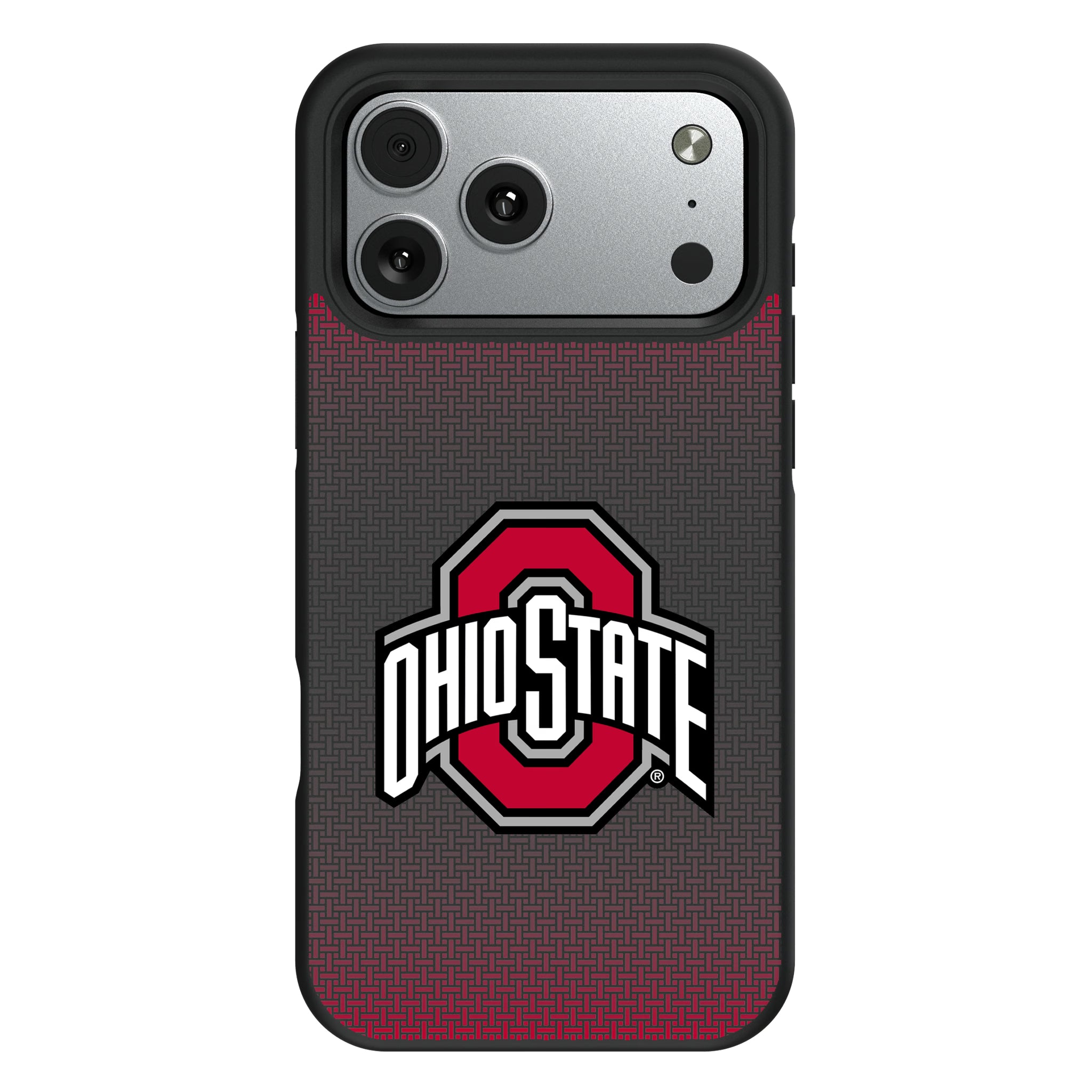 Ohio State University Buckeyes Linen iPhone Bump Phone Case for Apple iPhone#Device_iPhone 17 Pro Max