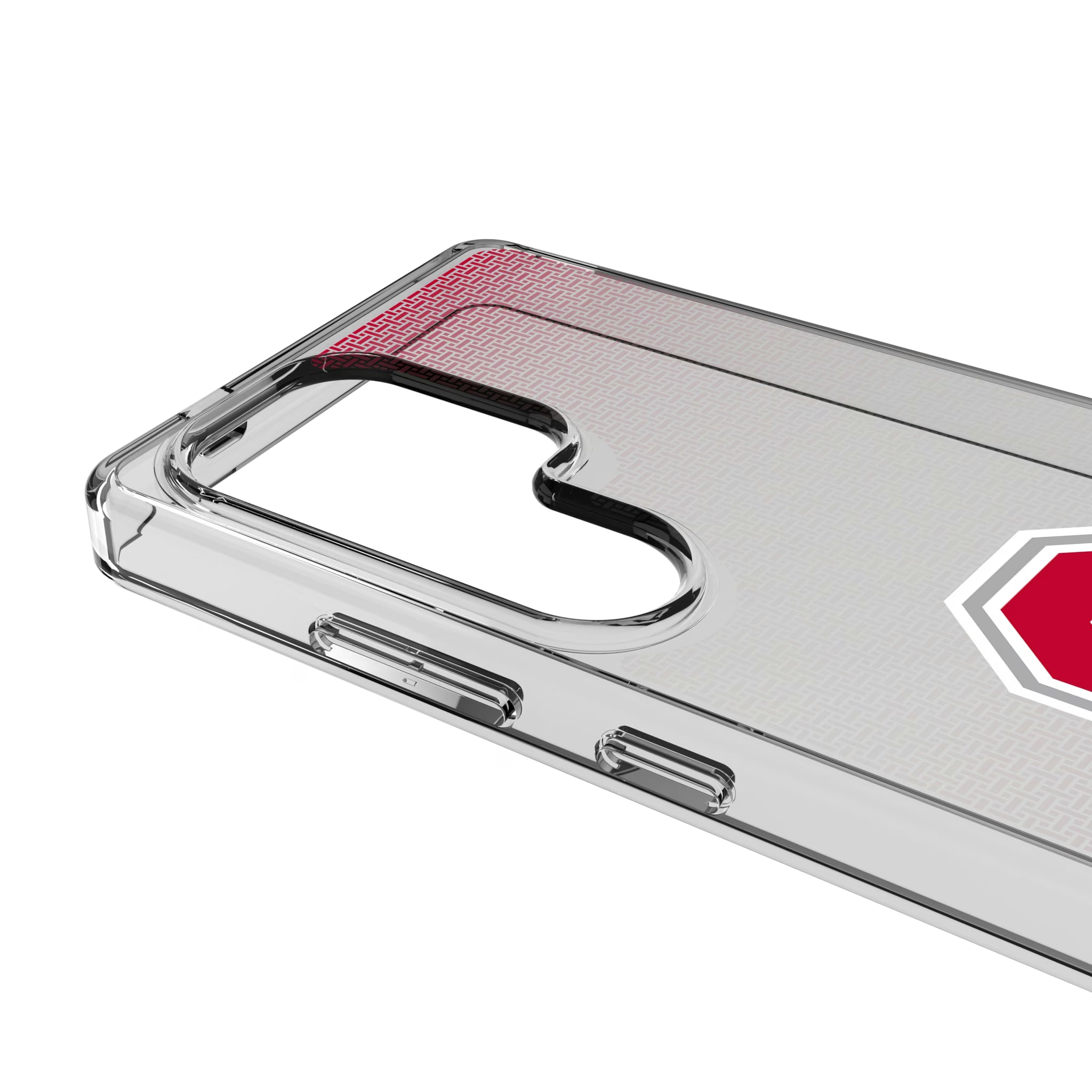 Ohio State University Buckeyes Linen Galaxy Clear Phone Case for Samsung Galaxy - Detail