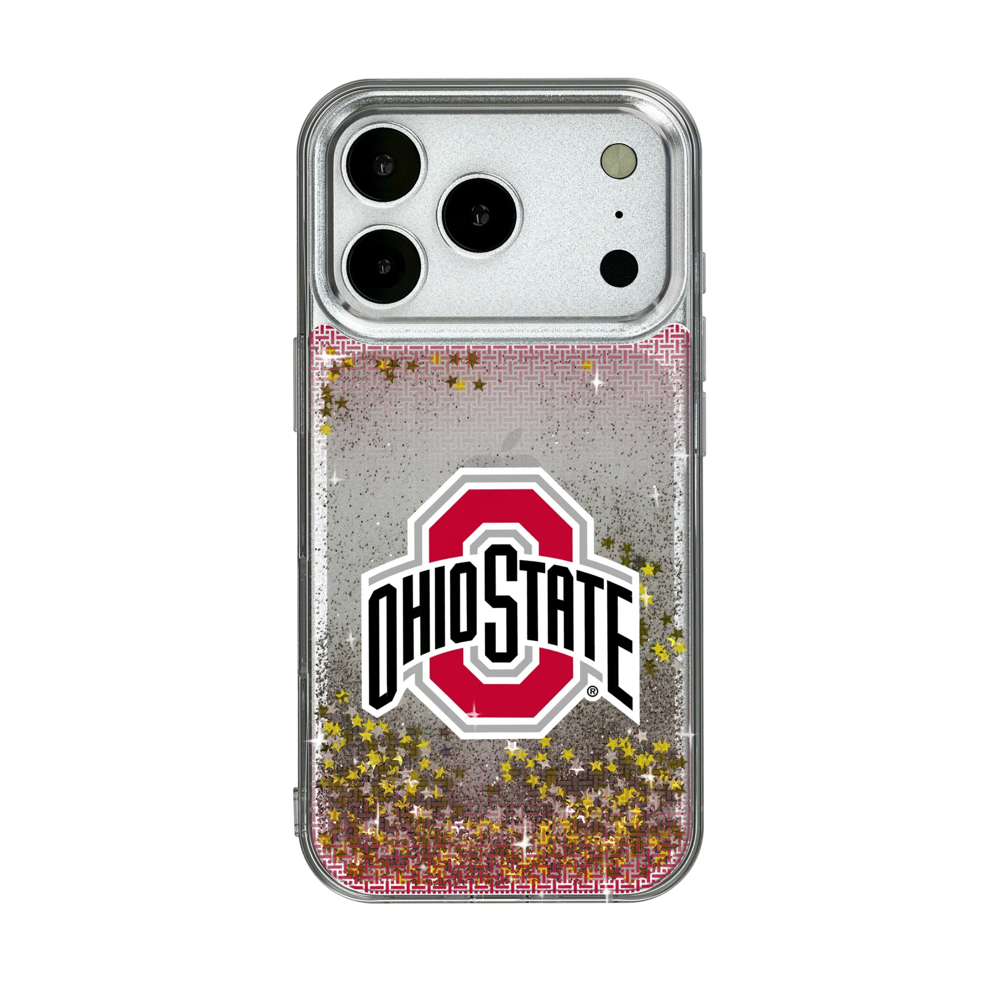 Ohio State University Buckeyes Linen iPhone Glitter Phone Case for Apple iPhone