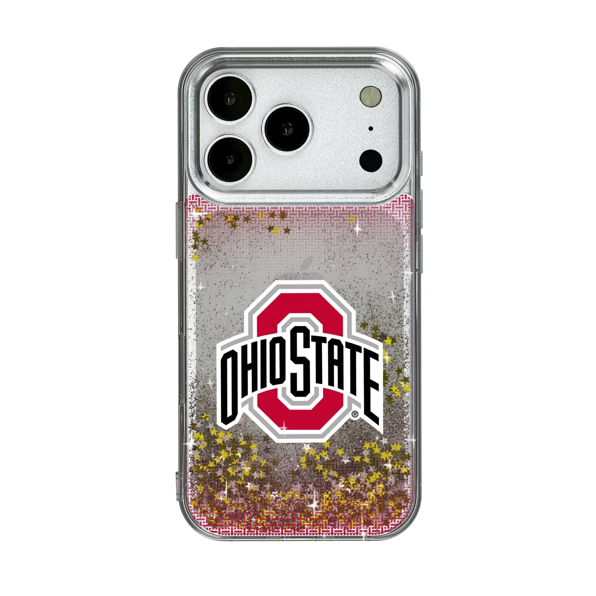 Ohio State University Buckeyes Linen iPhone Glitter Phone Case for Apple iPhone