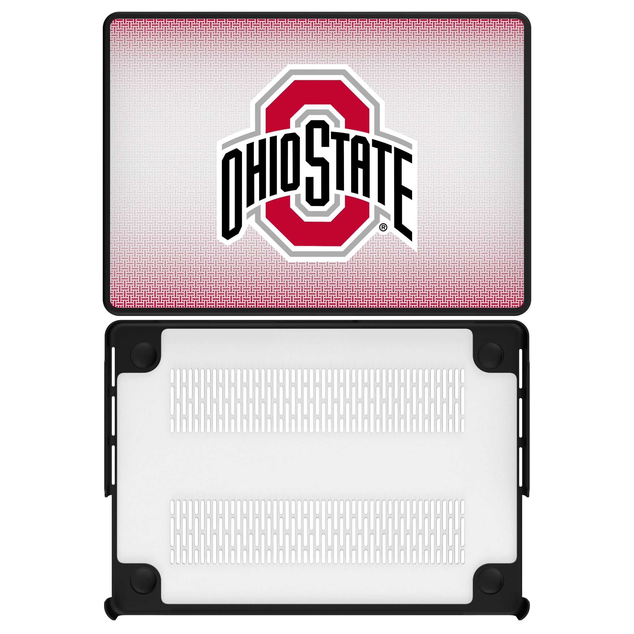 Ohio State University Buckeyes Linen MacBook Laptop Case for Apple MacBook#Device_MacBook Pro (14-inch, 2021) / MacBook Pro (14-inch, 2023) / MacBook Pro (14-inch, 2024)