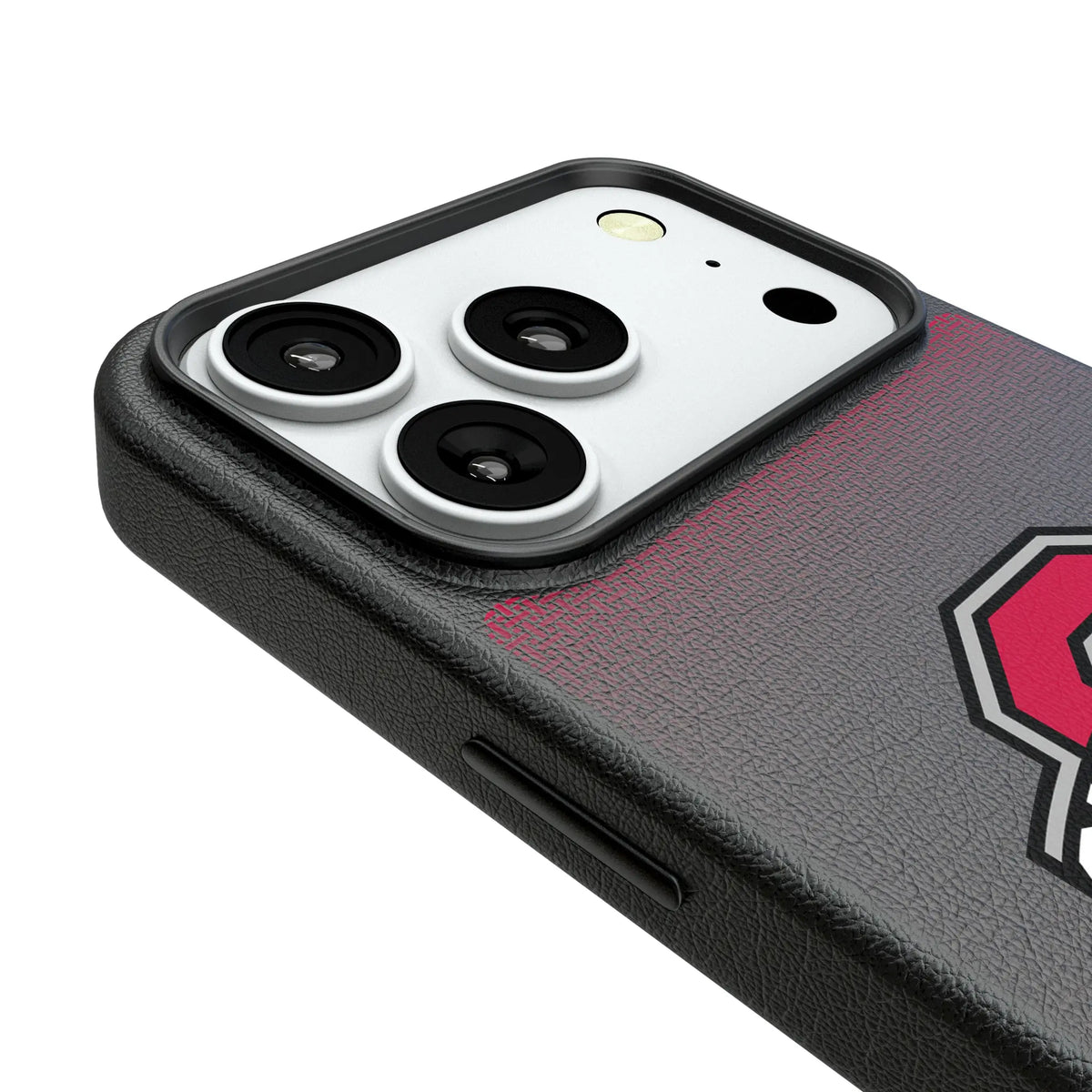Ohio State University Buckeyes Linen iPhone MagSafe Compatible Phone Case for Apple iPhone - Detail#Device_iPhone 18 Pro