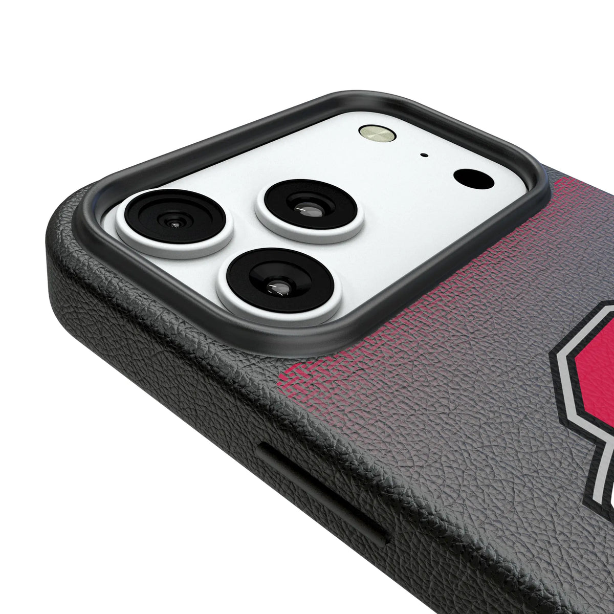 Ohio State University Buckeyes Linen iPhone MagSafe Compatible Phone Case for Apple iPhone - Detail#Device_iPhone 18 Pro Max