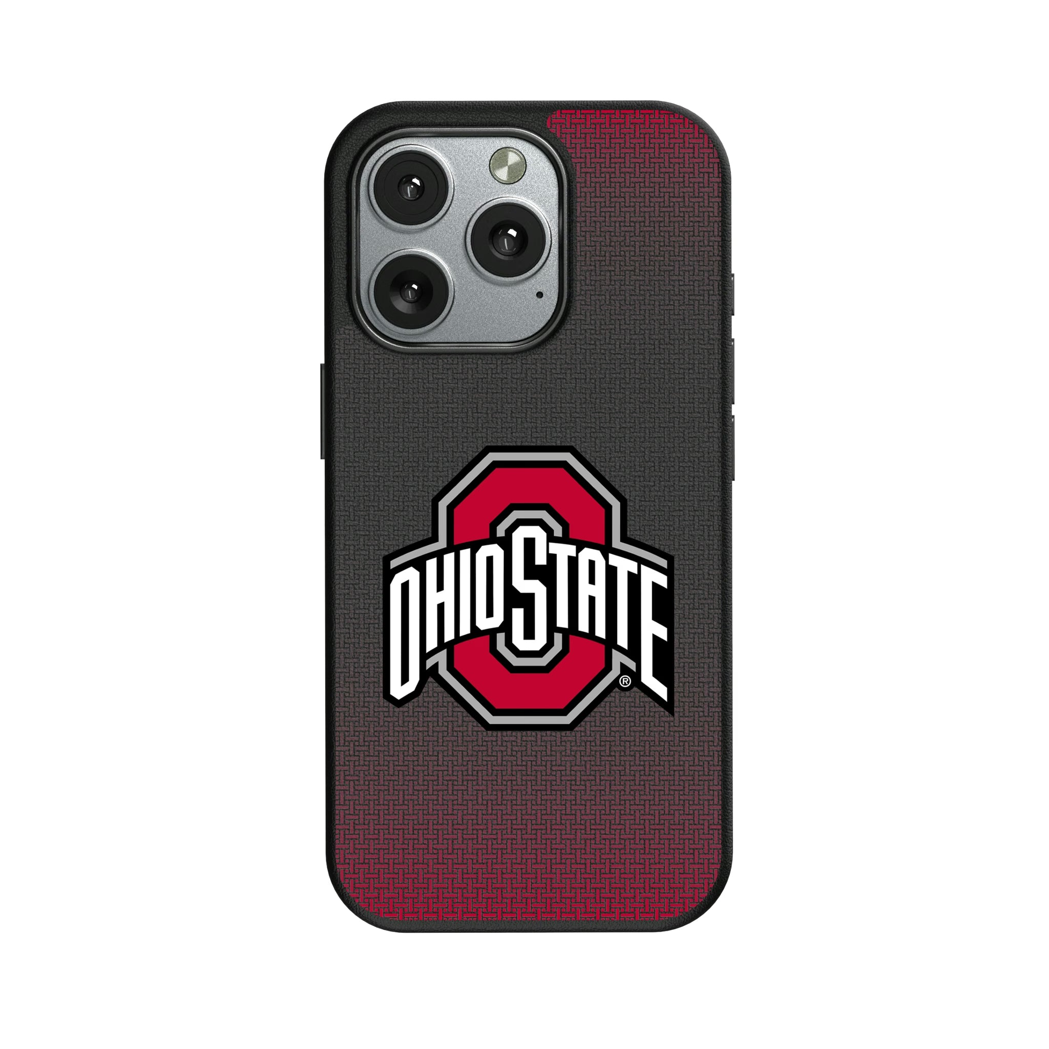 Ohio State University Buckeyes Linen iPhone MagSafe Compatible Phone Case for Apple iPhone