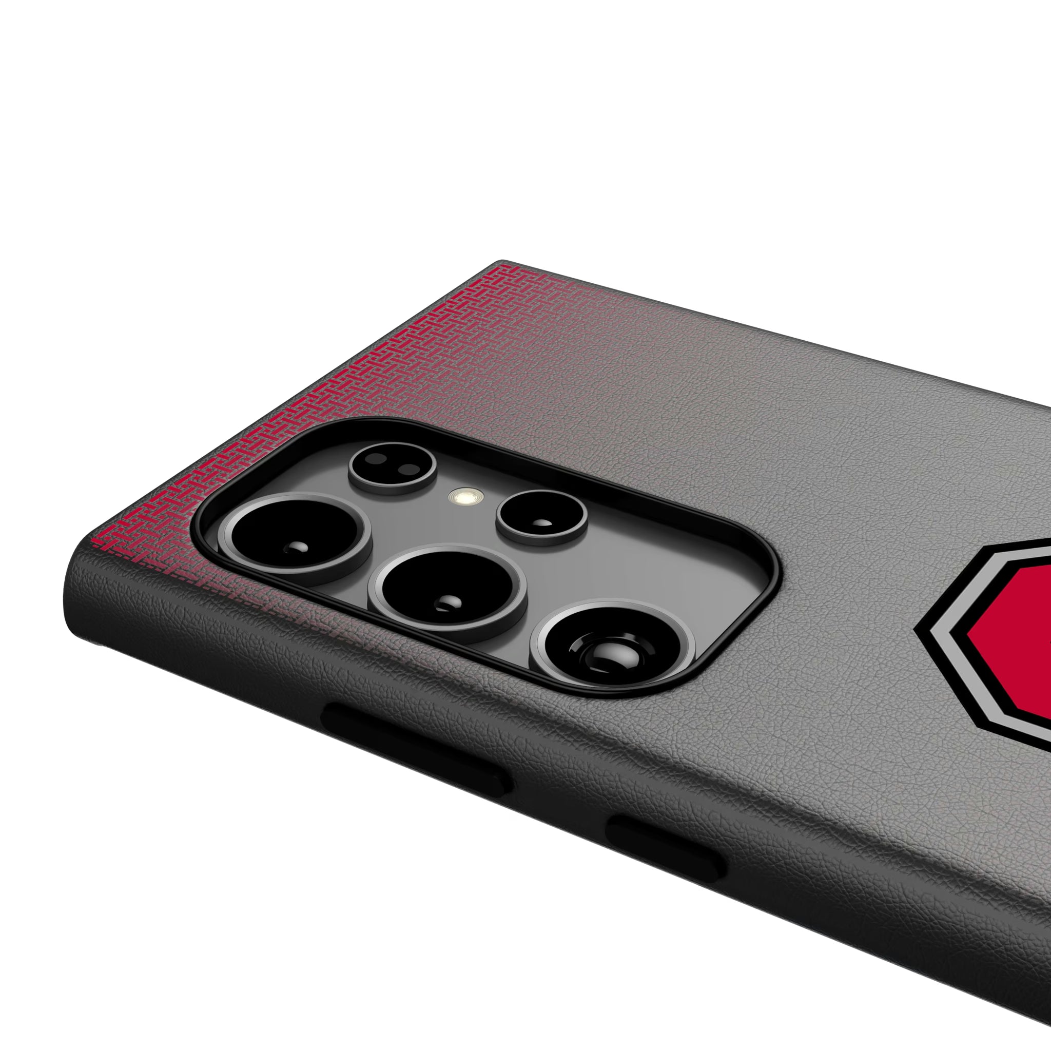 Ohio State University Buckeyes Linen Galaxy MagSafe Compatible Phone Case for Samsung Galaxy - Detail