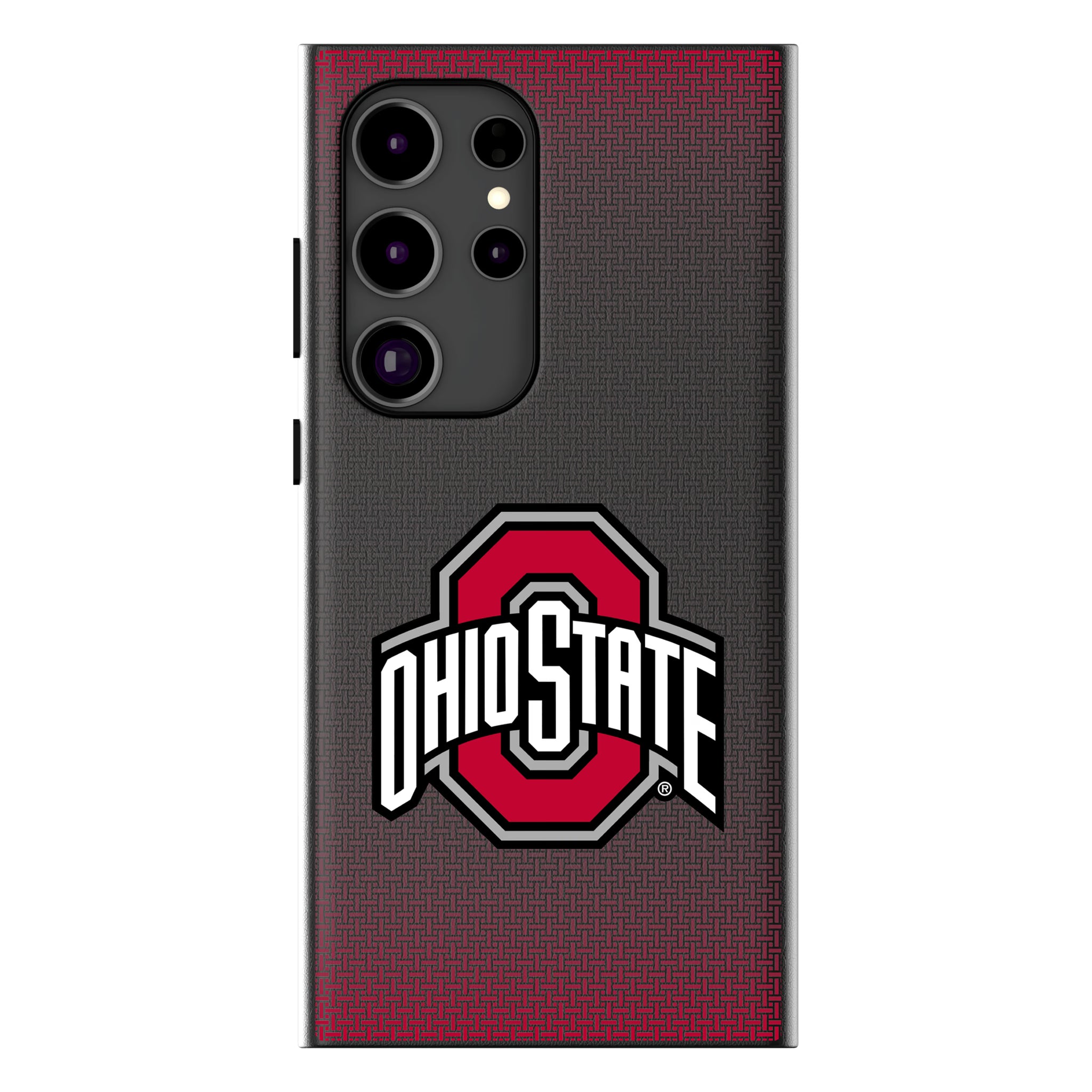 Ohio State University Buckeyes Linen Galaxy MagSafe Compatible Phone Case for Samsung Galaxy