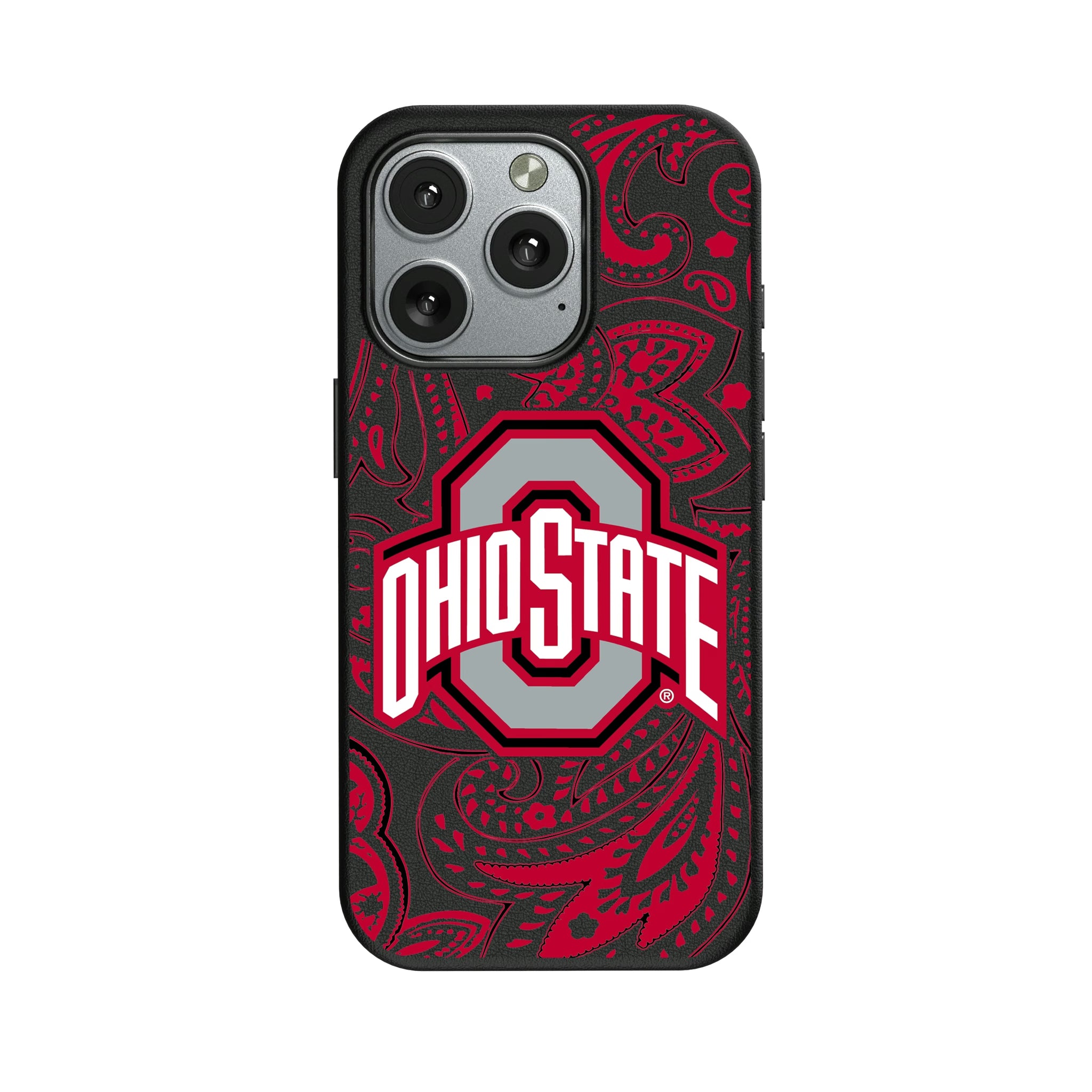 Ohio State University Buckeyes Paisley iPhone MagSafe Compatible Phone Case for Apple iPhone