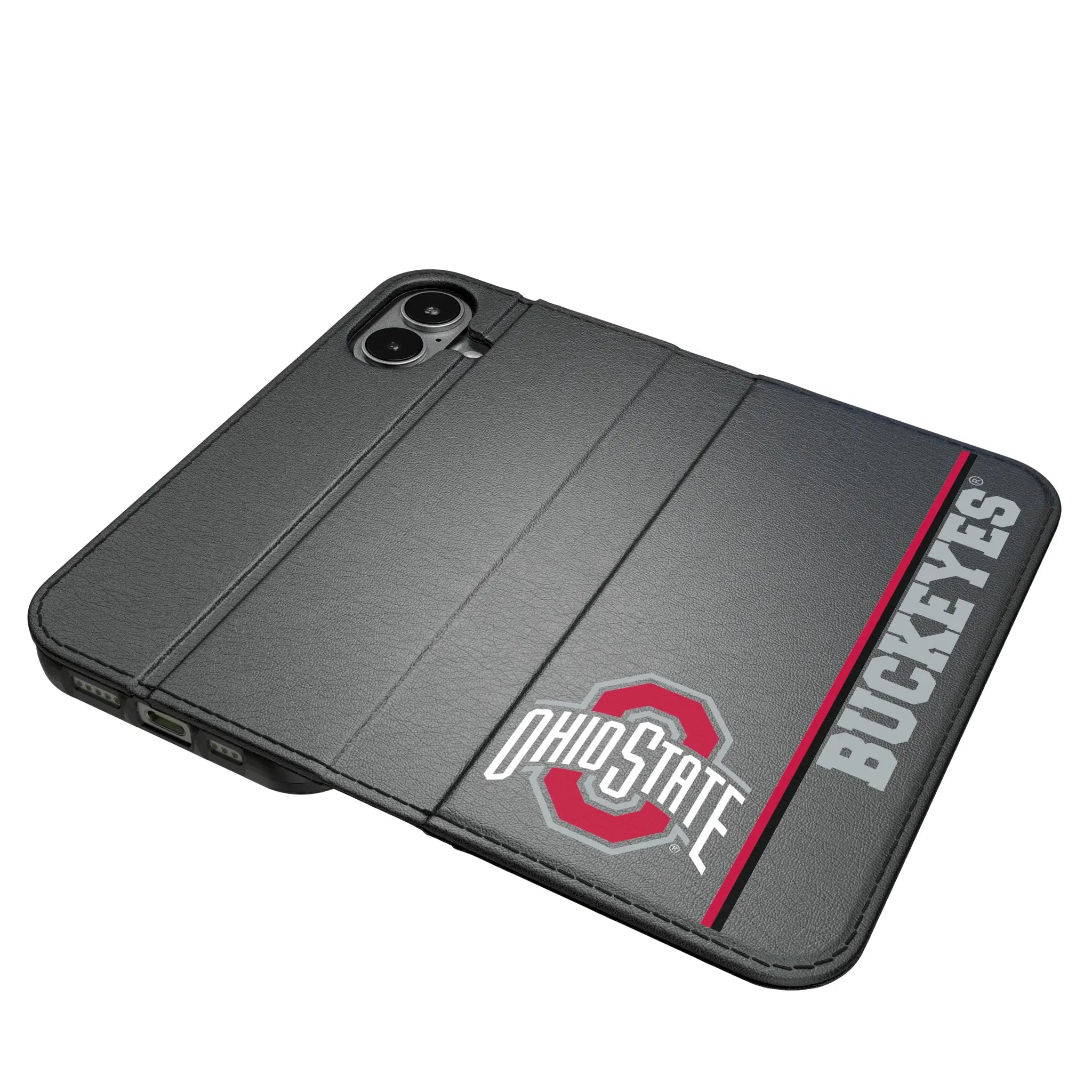 Ohio State University Buckeyes Sidebar iPhone Folio Phone Case for Apple iPhone#Device_iPhone 17