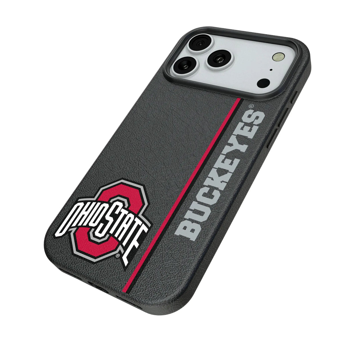 Ohio State University Buckeyes Sidebar iPhone MagSafe Compatible Phone Case for Apple iPhone - Isometric View#Device_iPhone 18 Pro Max