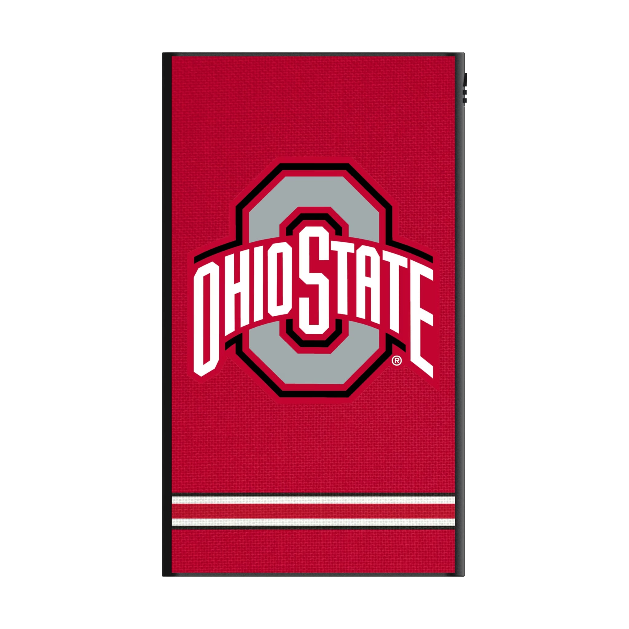 Ohio State University Buckeyes Stripe 5000mAh Flat Powerbank