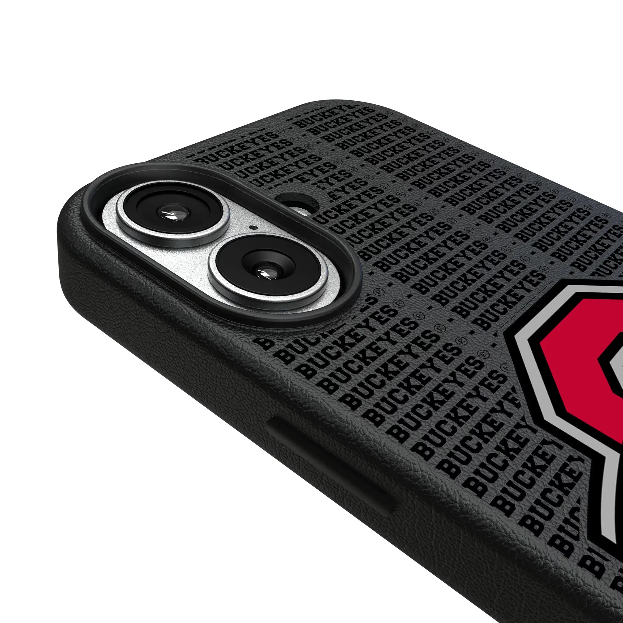 Ohio State University Buckeyes Text Backdrop iPhone MagSafe Compatible Phone Case for Apple iPhone - Detail#Device_iPhone 17