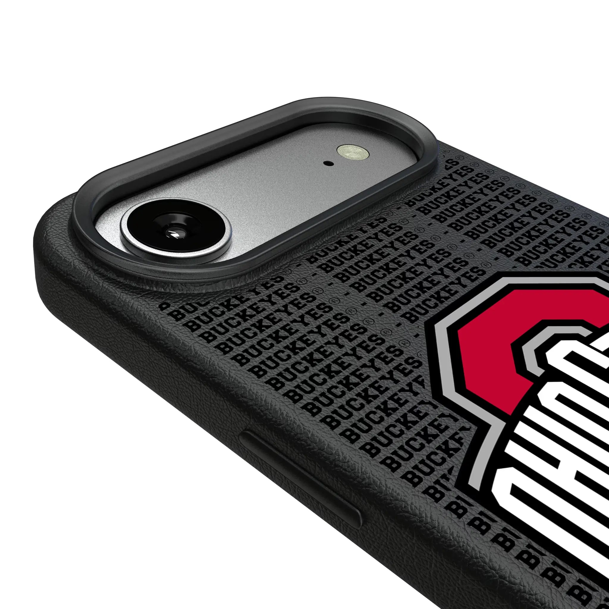 Ohio State University Buckeyes Text Backdrop iPhone MagSafe Compatible Phone Case for Apple iPhone - Detail#Device_iPhone Air