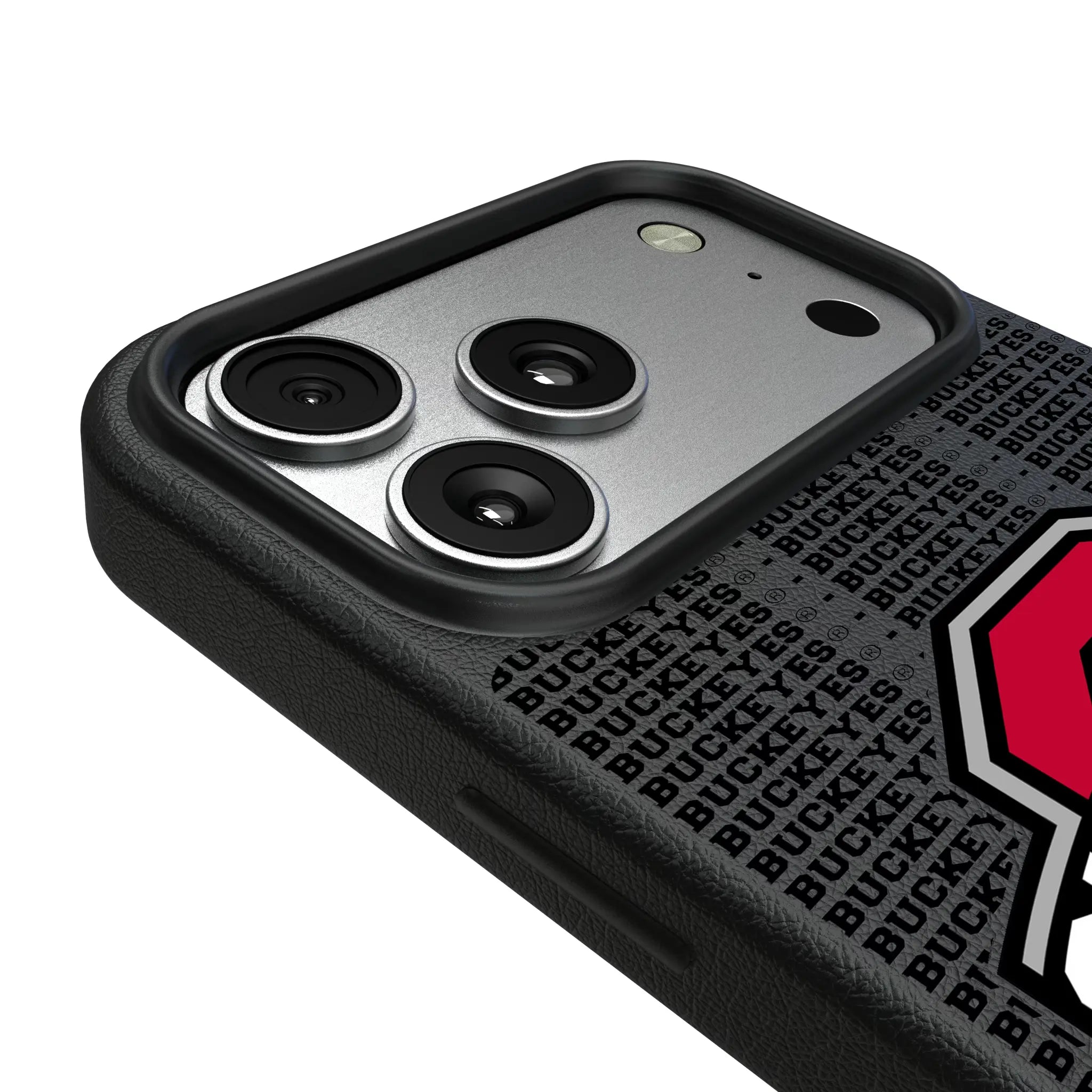 Ohio State University Buckeyes Text Backdrop iPhone MagSafe Compatible Phone Case for Apple iPhone - Detail#Device_iPhone 17 Pro Max