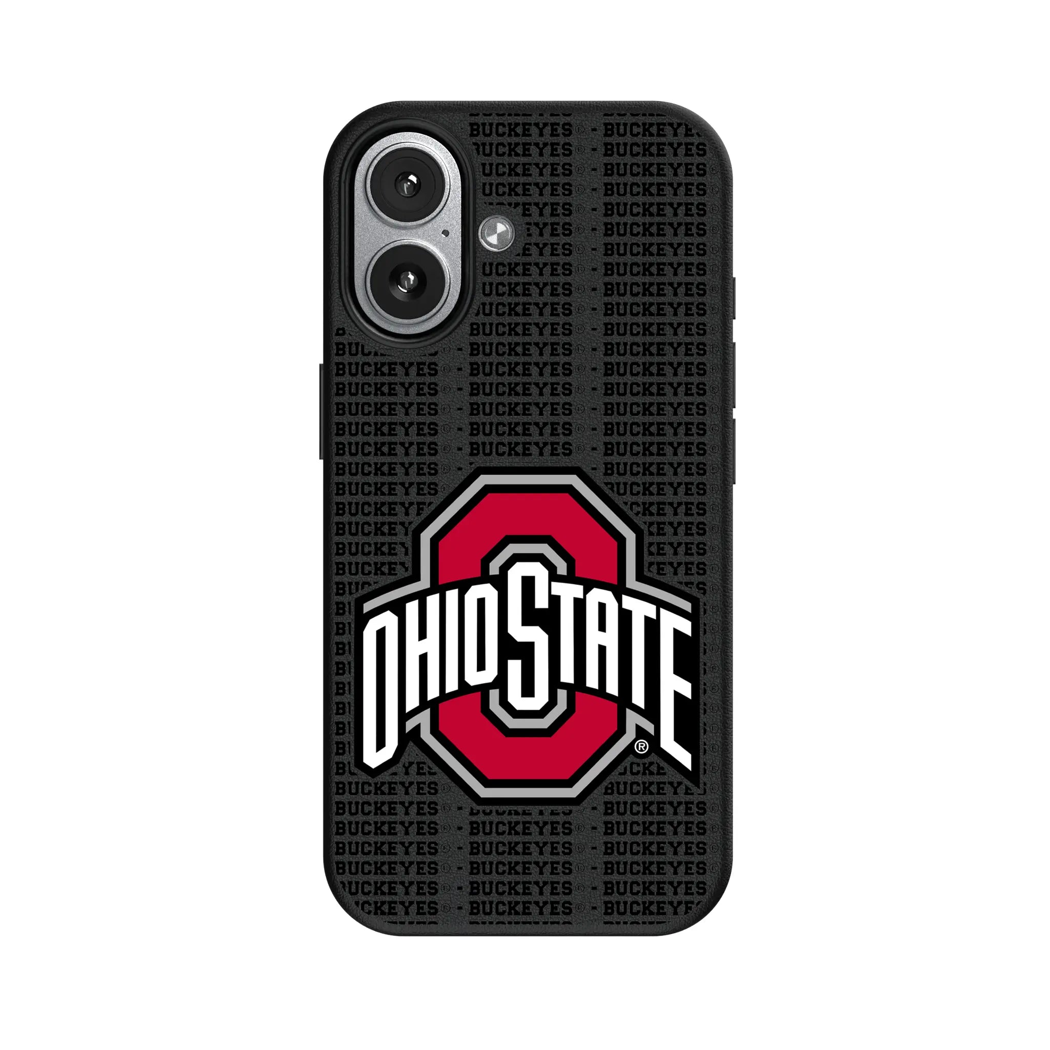 Ohio State University Buckeyes Text Backdrop iPhone MagSafe Compatible Phone Case for Apple iPhone#Device_iPhone 17