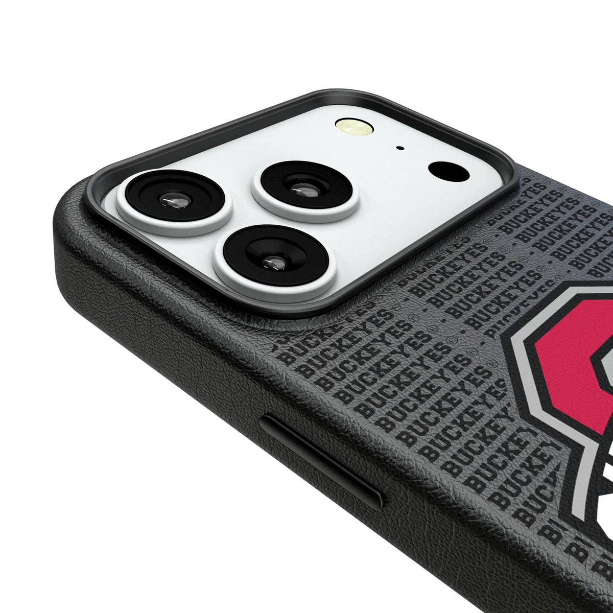 Ohio State University Buckeyes Text Backdrop iPhone MagSafe Compatible Phone Case for Apple iPhone - Detail#Device_iPhone 18 Pro