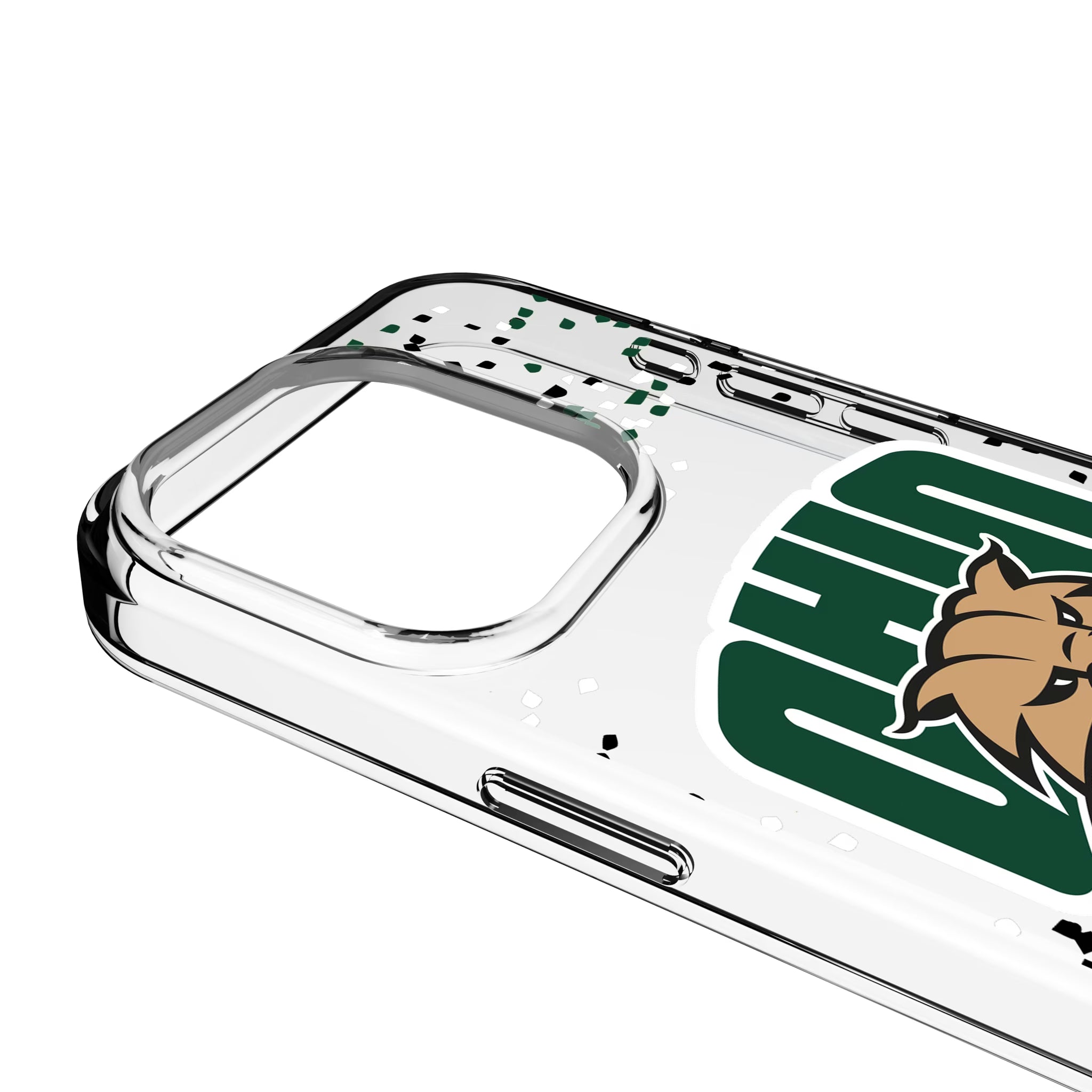 Ohio University Bobcats Confetti iPhone Clear Phone Case for Apple iPhone - Detail