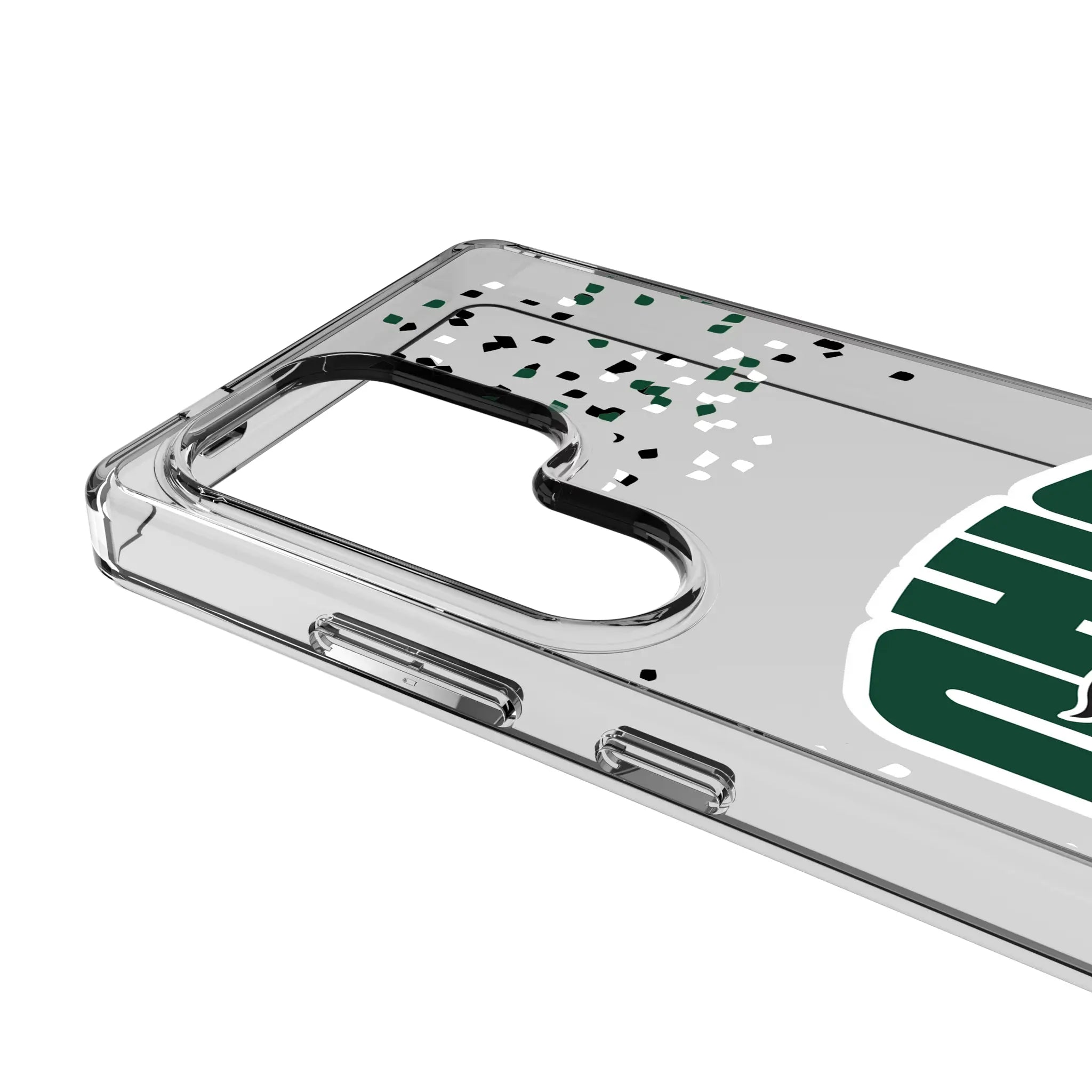 Ohio University Bobcats Confetti Galaxy Clear Phone Case for Samsung Galaxy - Detail#Device_Galaxy S25 Ultra