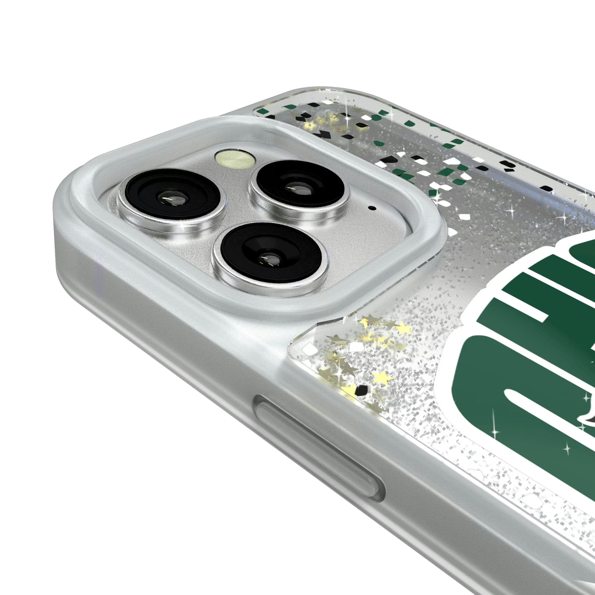 Ohio University Bobcats Confetti iPhone Glitter Phone Case for Apple iPhone - Detail#Device_iPhone 16 Pro