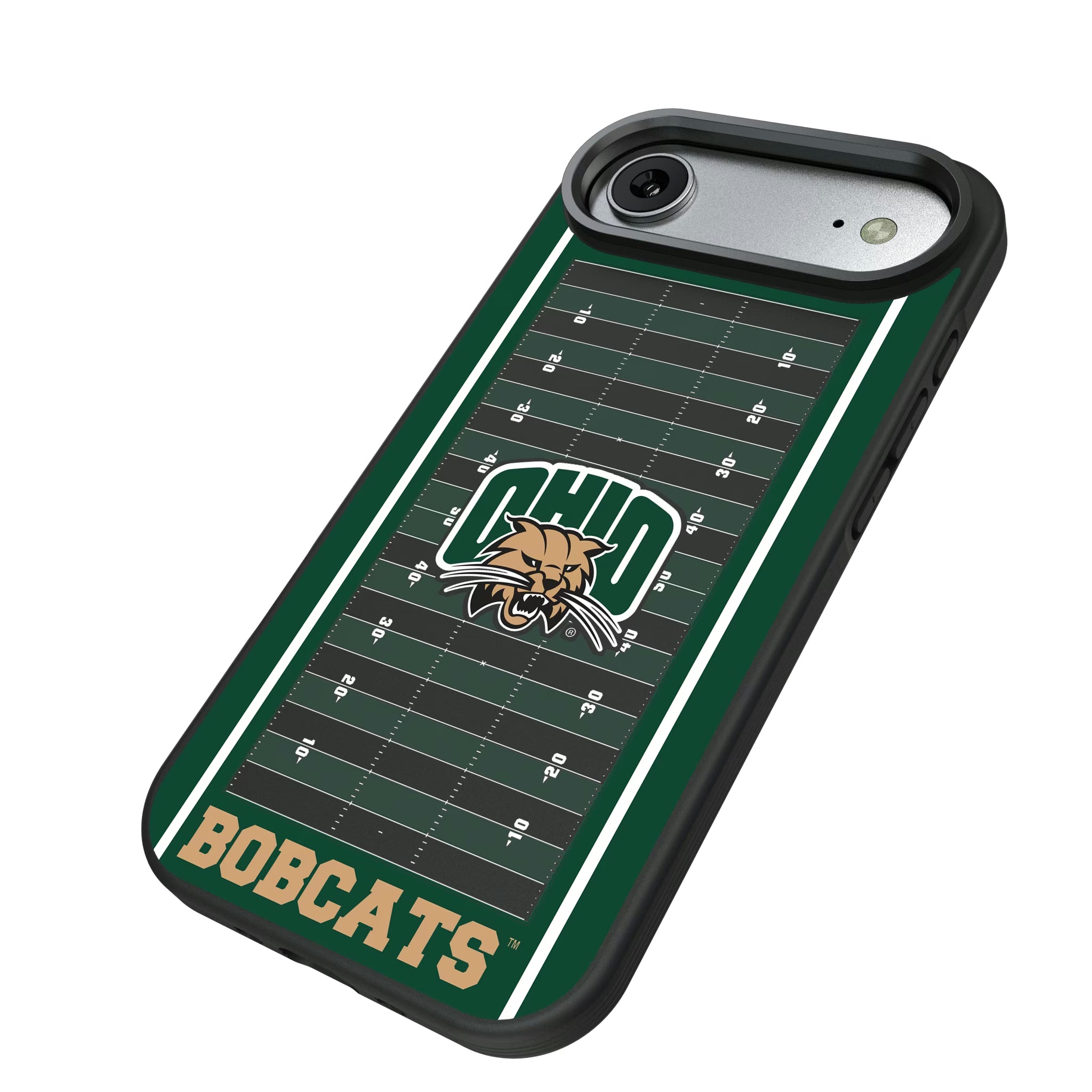 Ohio University Bobcats Field iPhone Bump Phone Case for Apple iPhone - Isometric View#Device_iPhone Air