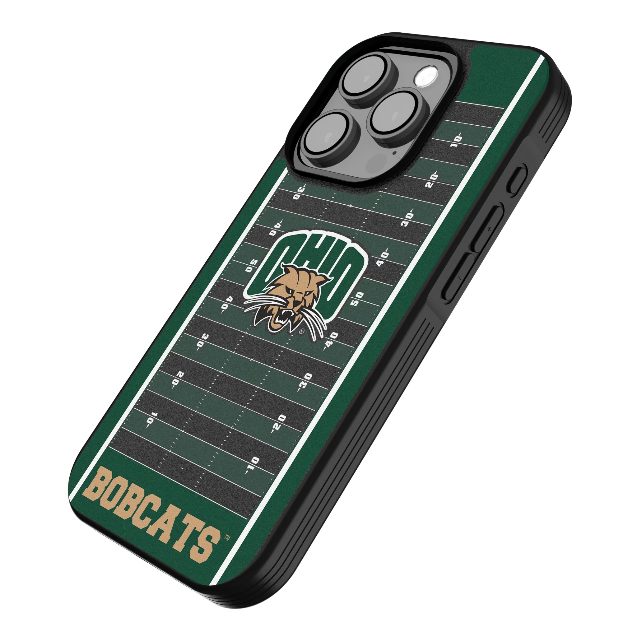 Ohio University Bobcats Field iPhone Bump Phone Case for Apple iPhone - Isometric View