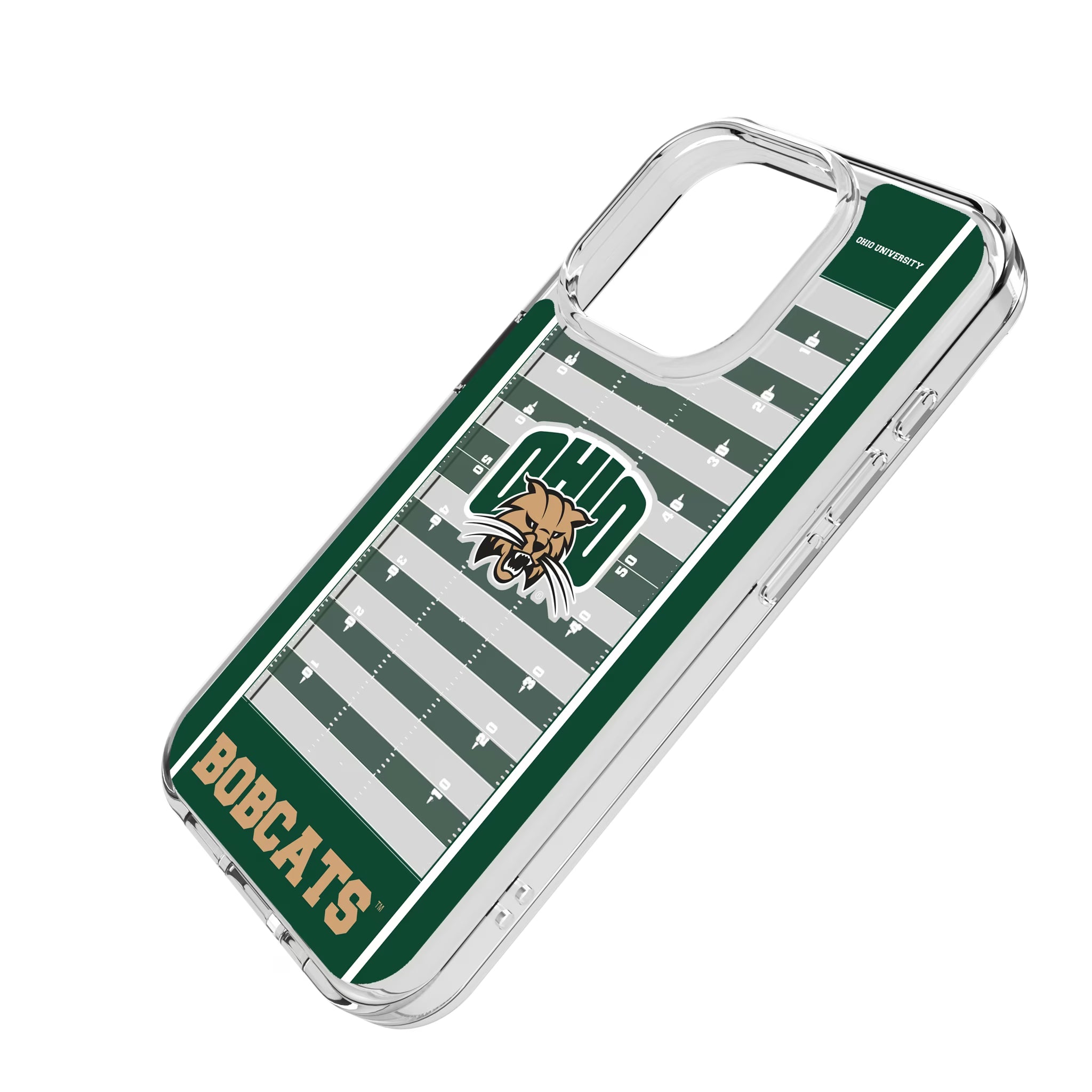 Ohio University Bobcats Field iPhone Clear Phone Case for Apple iPhone - Isometric View