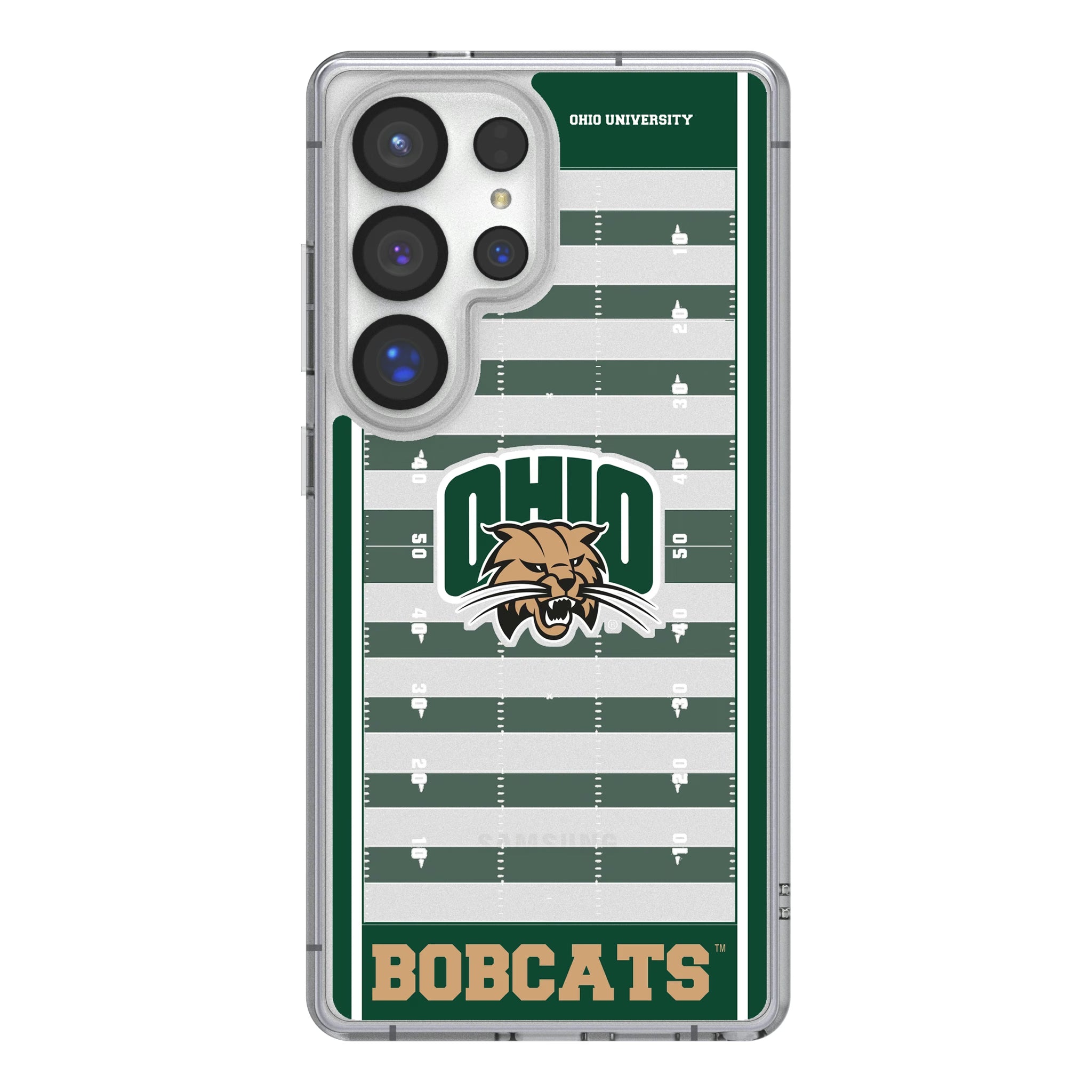Ohio University Bobcats Field Galaxy Clear Phone Case for Samsung Galaxy