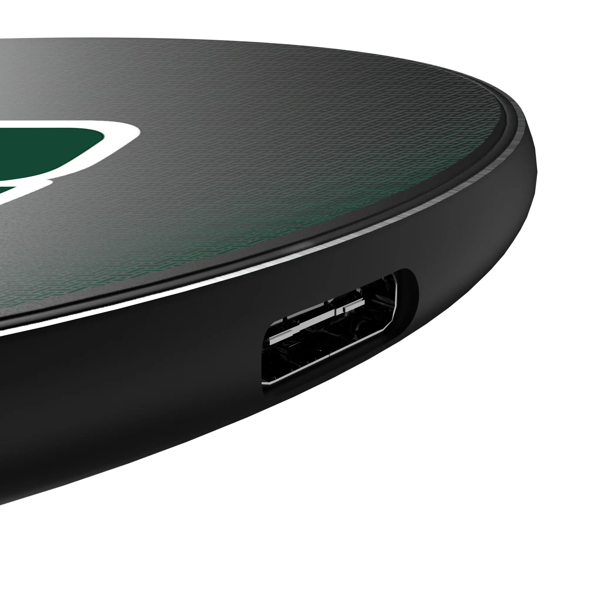 Ohio University Bobcats Linen 15-Watt Wireless Charger - Detail