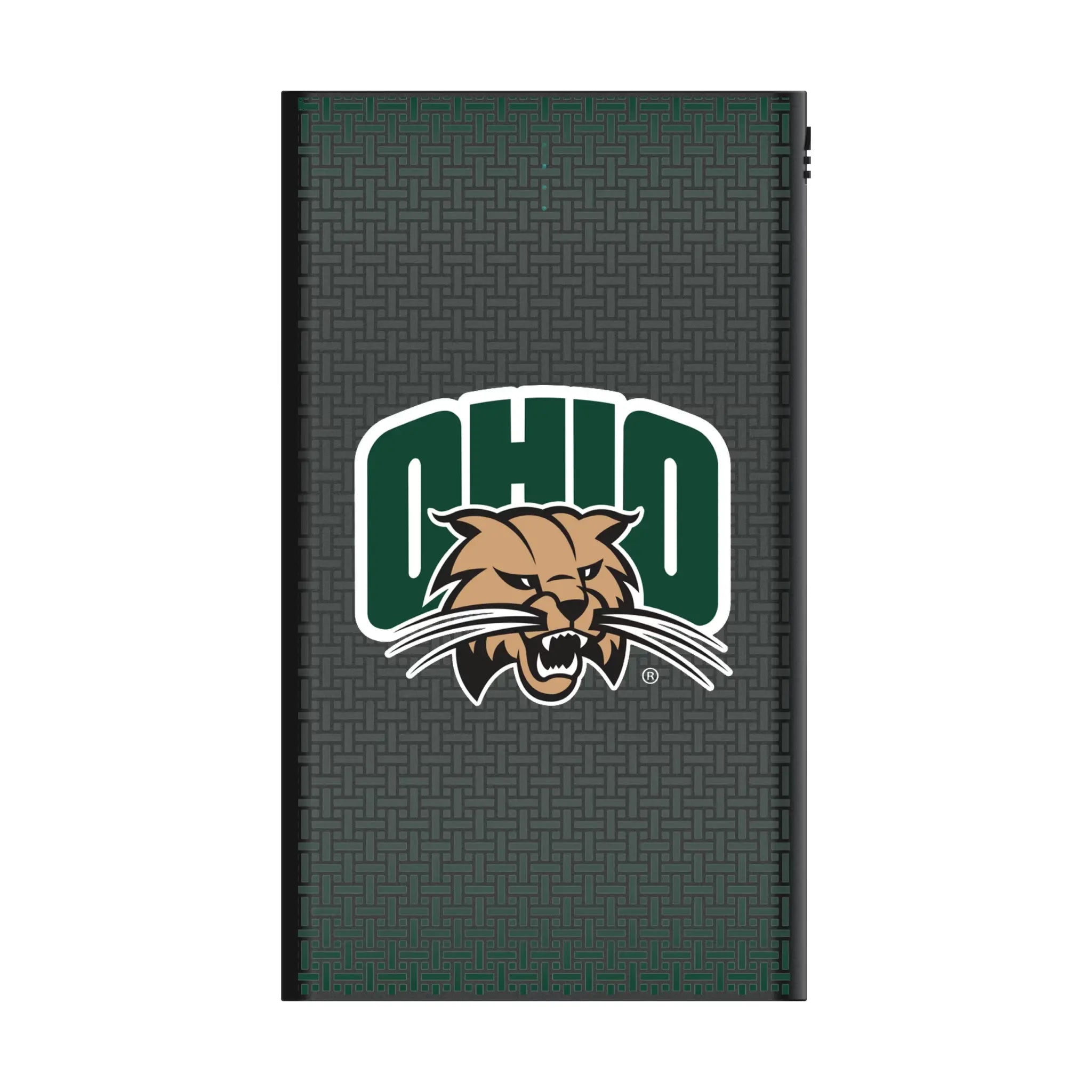 Ohio University Bobcats Linen 5000mAh Flat Power Bank