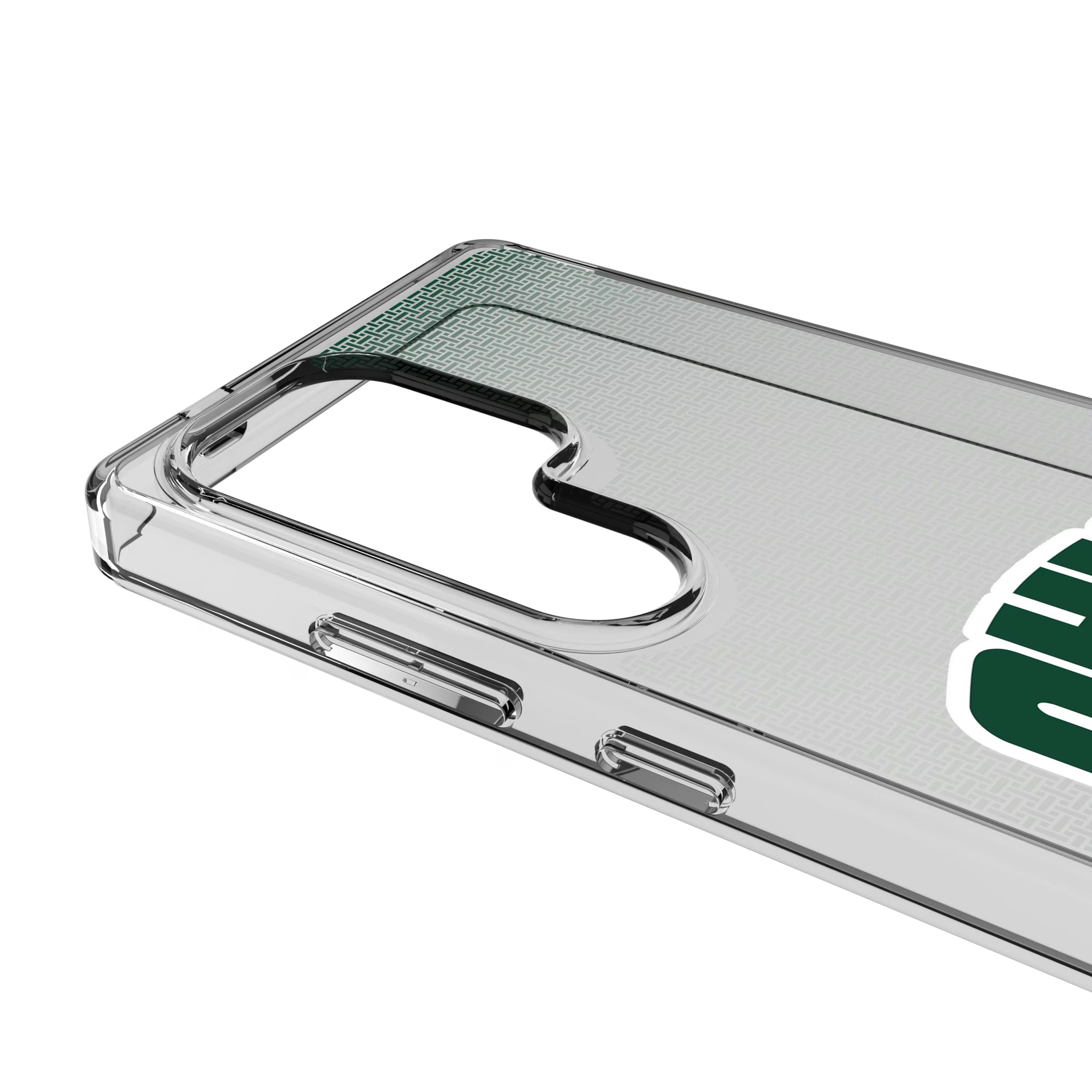 Ohio University Bobcats Linen Galaxy Clear Phone Case for Samsung Galaxy - Detail