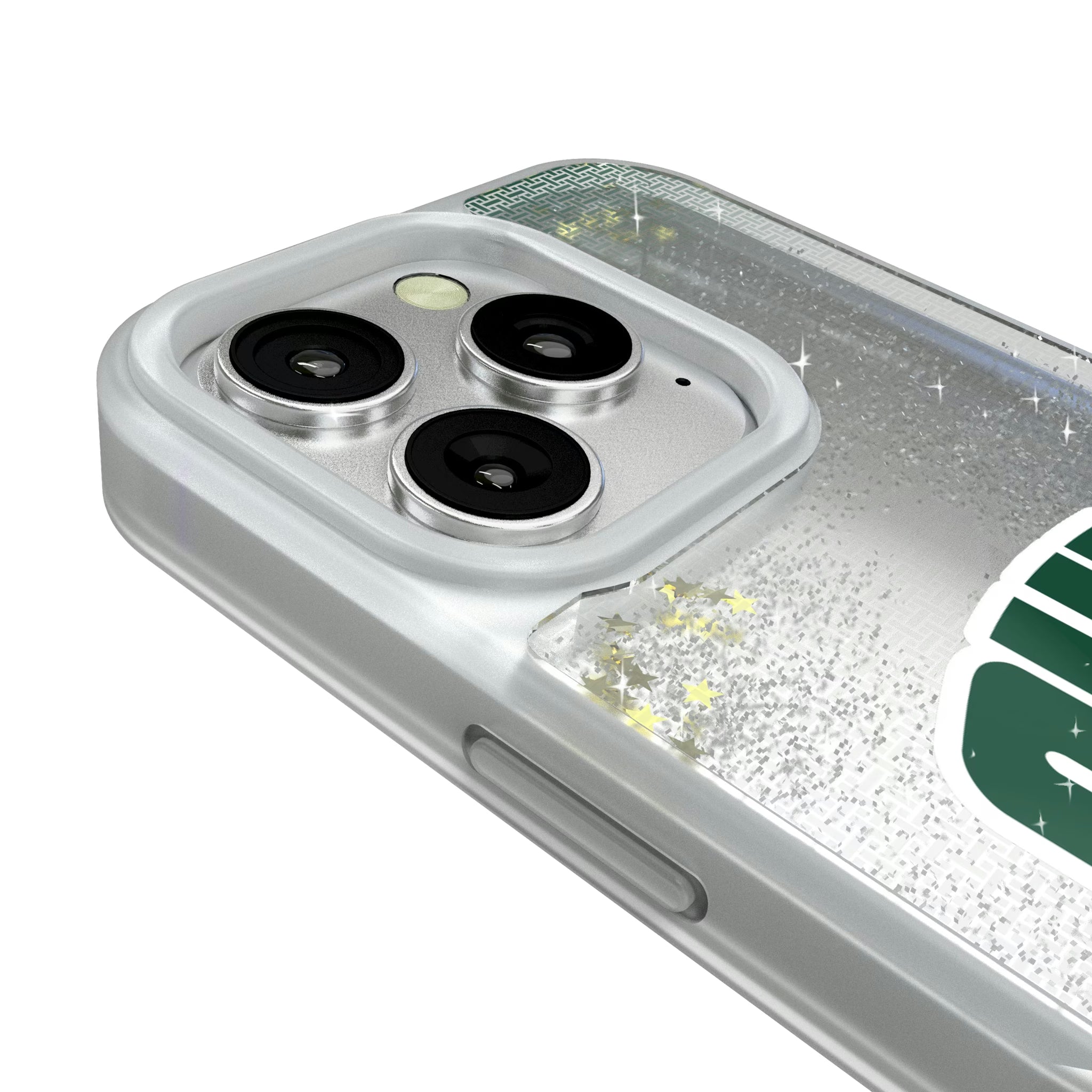 Ohio University Bobcats Linen iPhone Glitter Phone Case for Apple iPhone - Detail#Device_iPhone 16 Pro