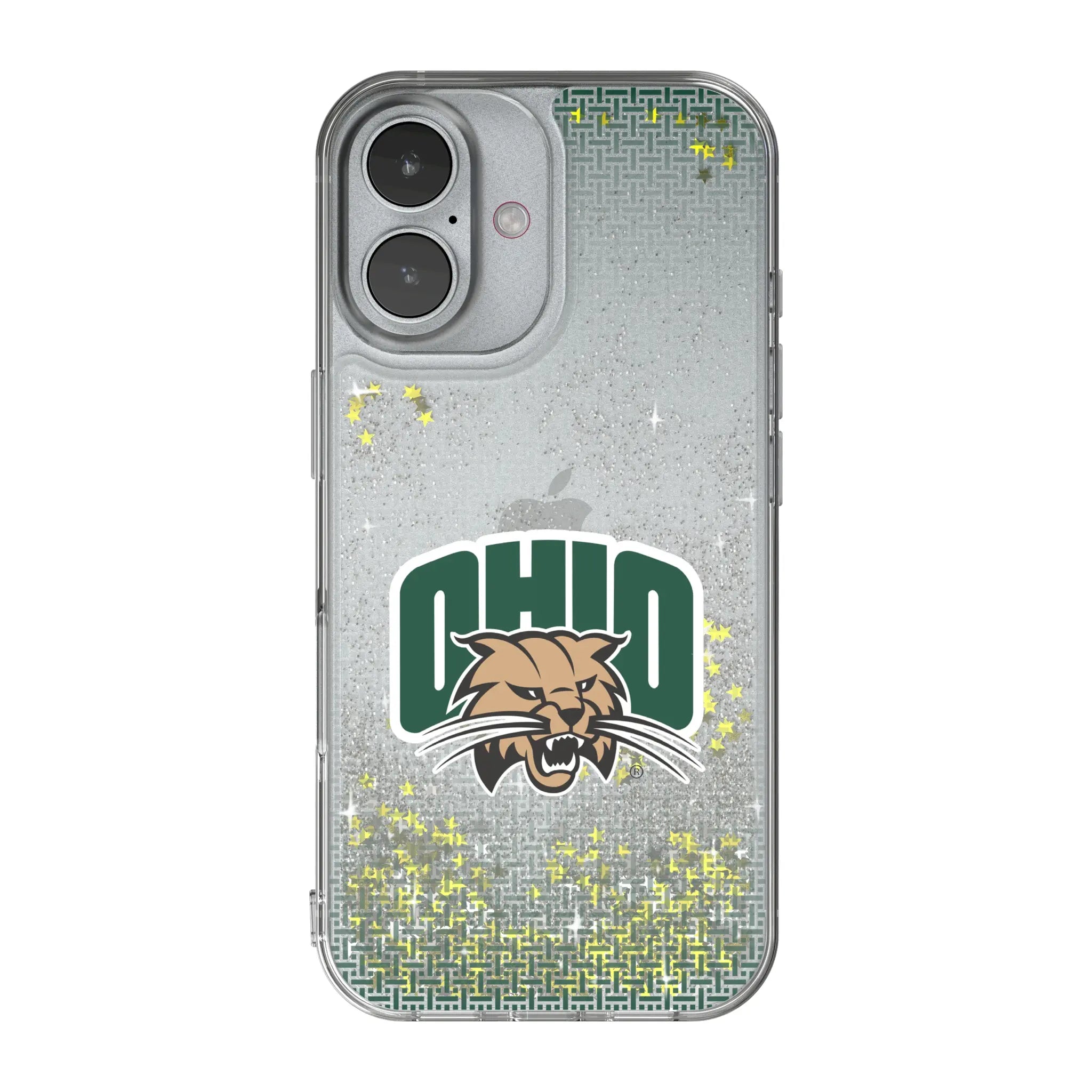 Ohio University Bobcats Linen iPhone Glitter Phone Case for Apple iPhone