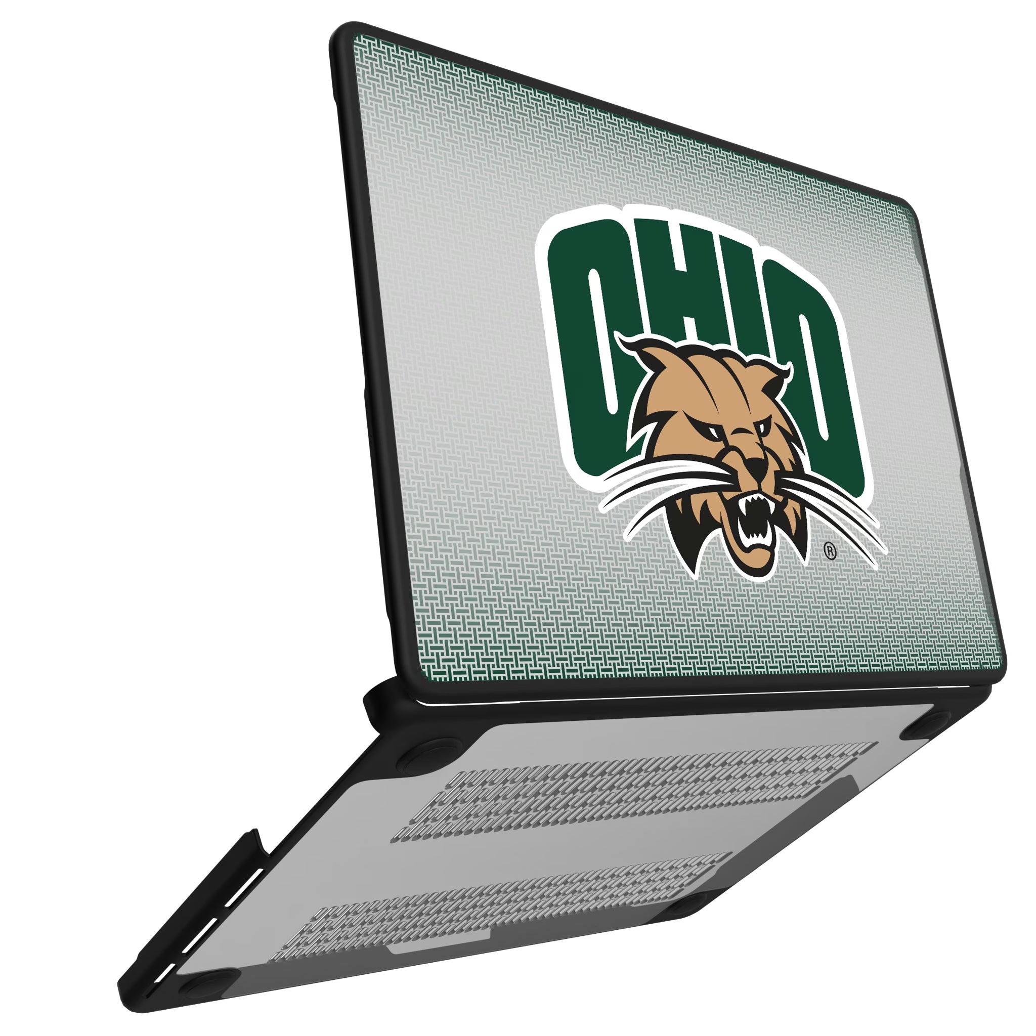 Ohio University Bobcats Linen MacBook Laptop Case for Apple MacBook#Device_MacBook Pro (14-inch, 2021) / MacBook Pro (14-inch, 2023) / MacBook Pro (14-inch, 2024)