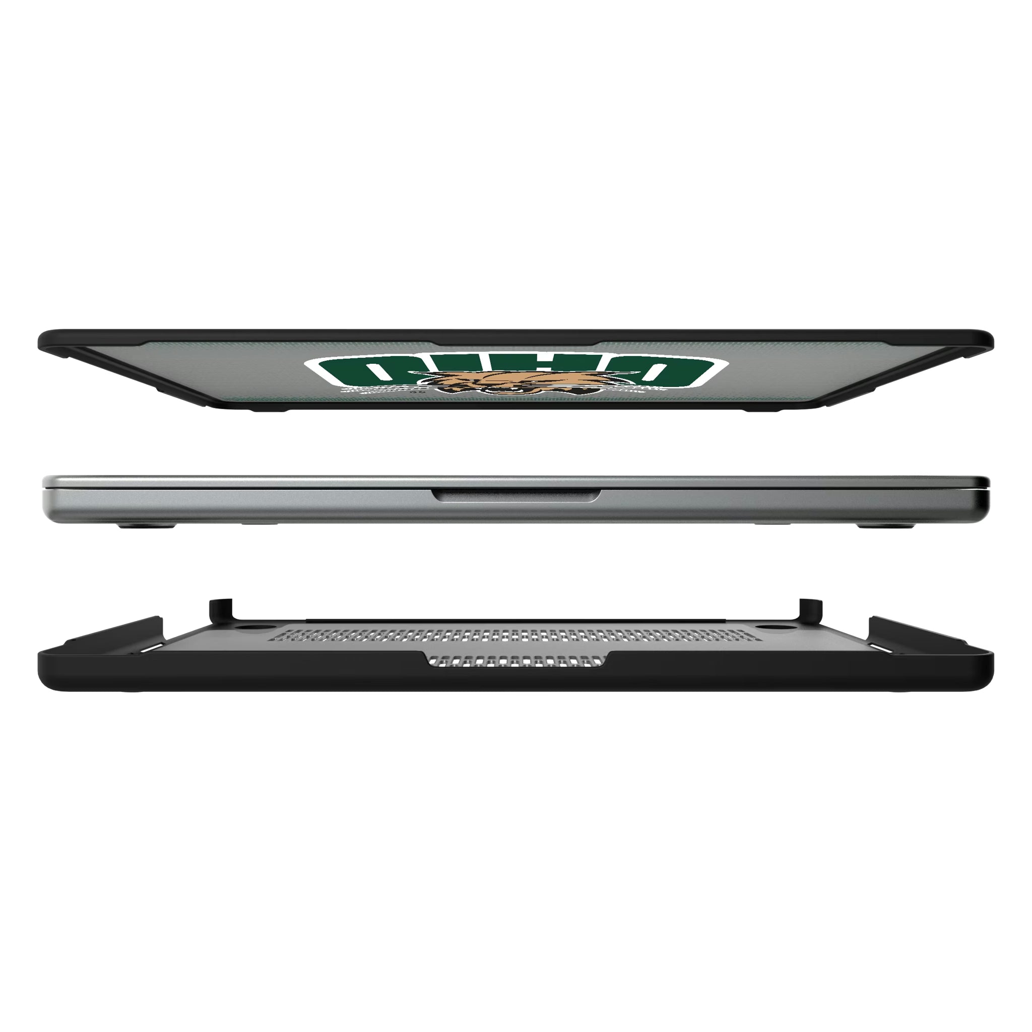 Ohio University Bobcats Linen MacBook Laptop Case for Apple MacBook#Device_MacBook Pro (14-inch, 2021) / MacBook Pro (14-inch, 2023) / MacBook Pro (14-inch, 2024)