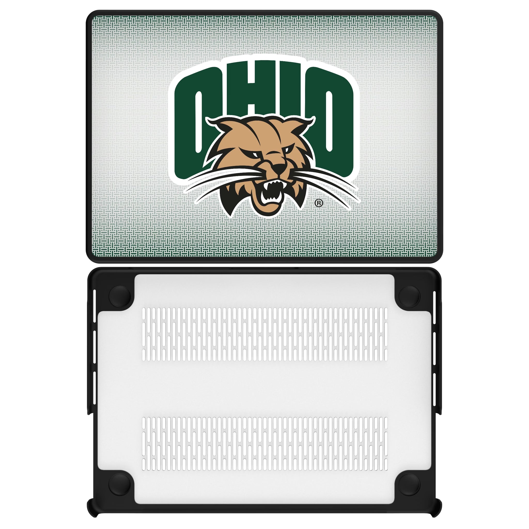 Ohio University Bobcats Linen MacBook Laptop Case for Apple MacBook#Device_MacBook Pro (14-inch, 2021) / MacBook Pro (14-inch, 2023) / MacBook Pro (14-inch, 2024)