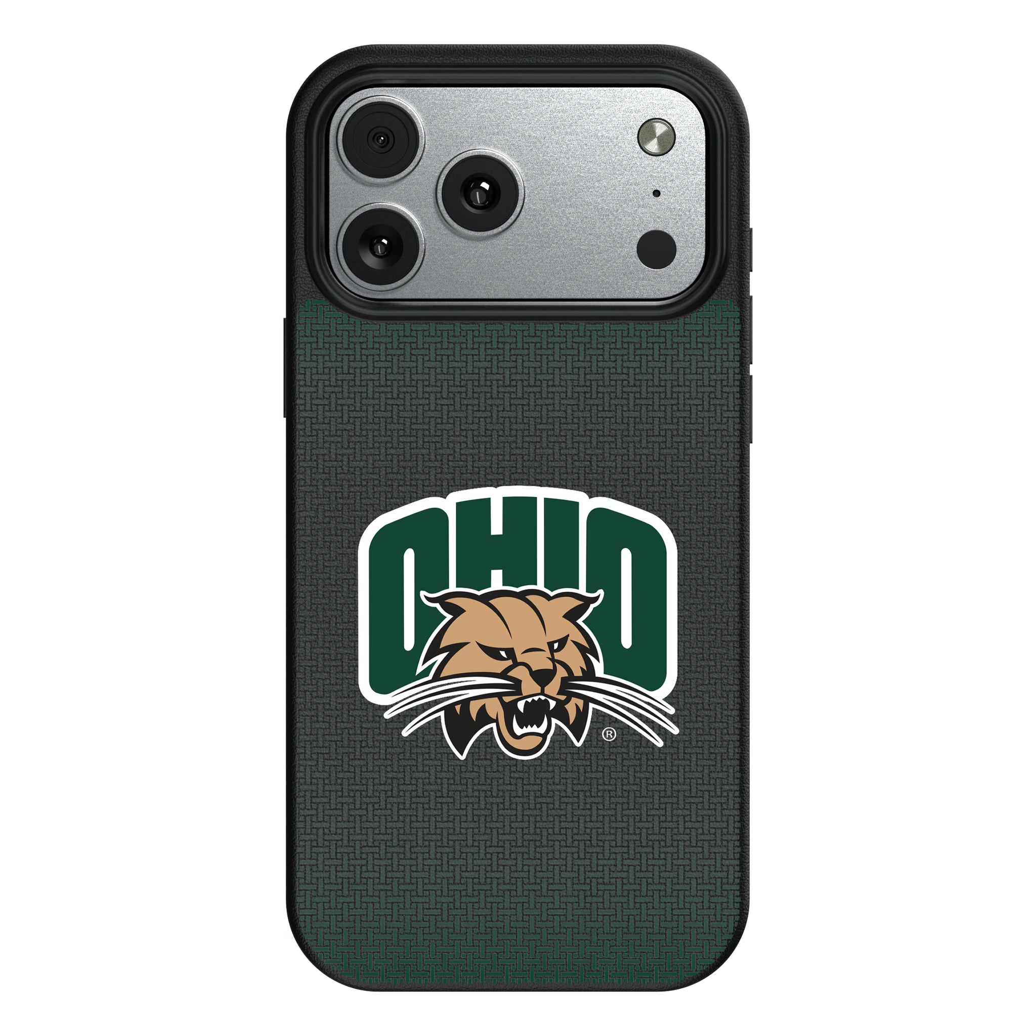 Ohio University Bobcats Linen iPhone MagSafe Compatible Phone Case for Apple iPhone#Device_iPhone 17 Pro Max